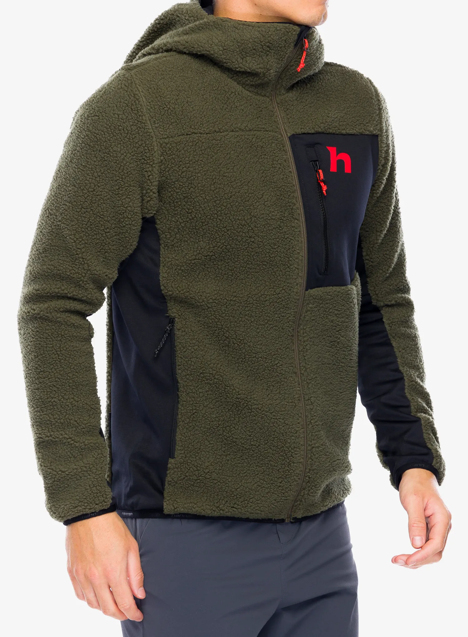Куртка флісова Hannah Kodiak Hoody - ivy green/anthracite