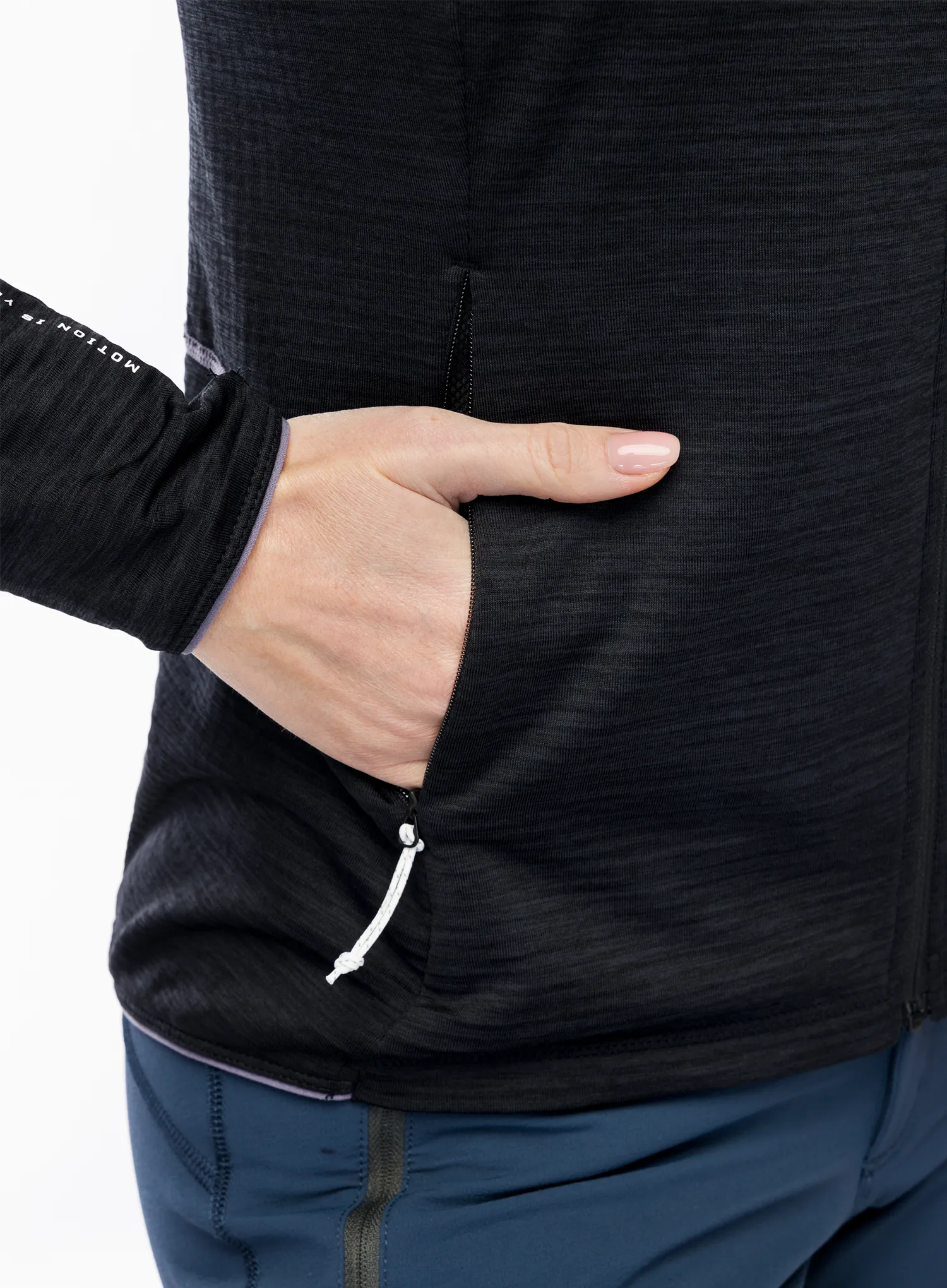Кофта з каптуром жіноча Hannah Meda Hoody - anthracite mel