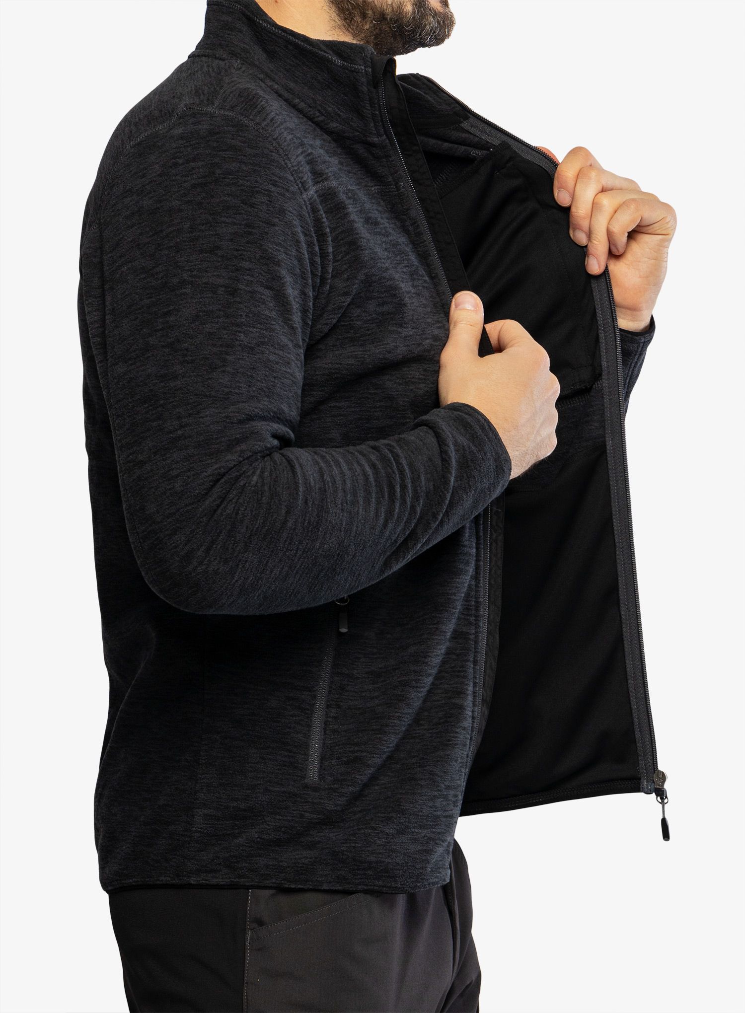 Кофта флісова Hannah Santon II - anthracite melange