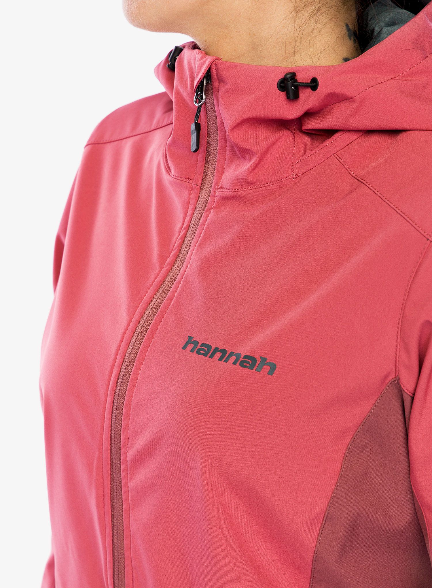 Куртка softshell жіноча Hannah Zury Lite - baroque rose/roan rouge