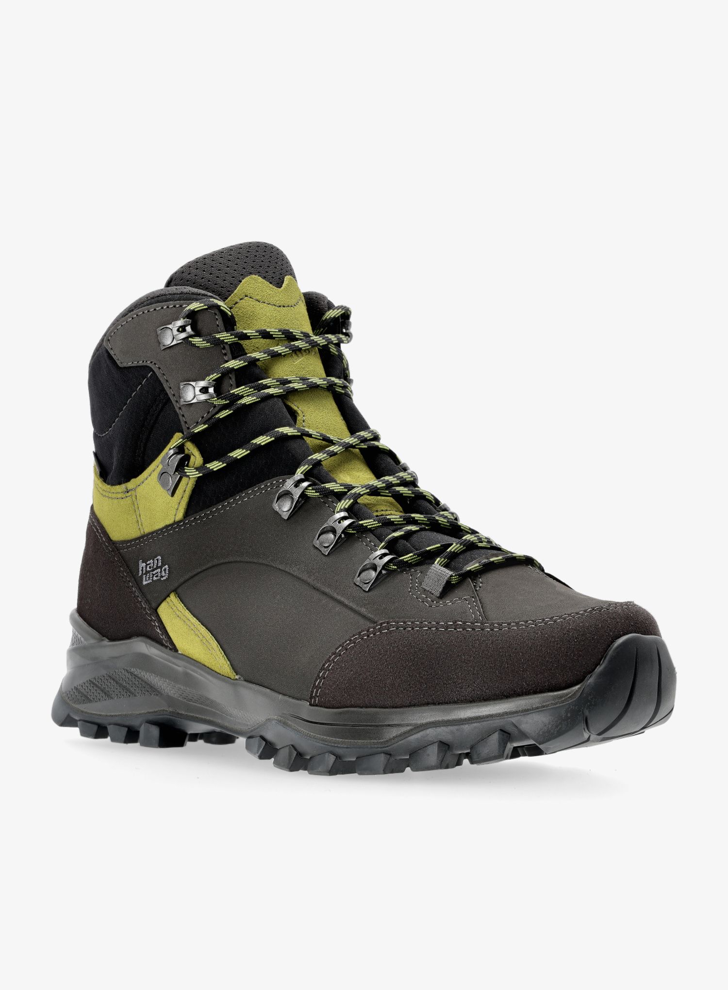 Черевики трекінгові Hanwag Banks GTX - asphalt/green