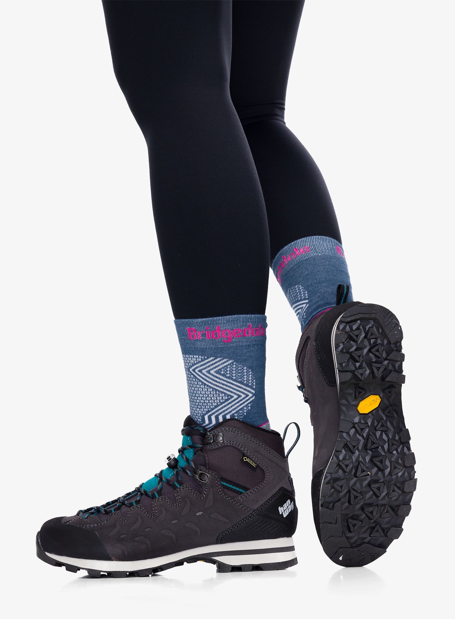 Черевики жіночі Hanwag Makra Light GTX - asphalt/bluegreen