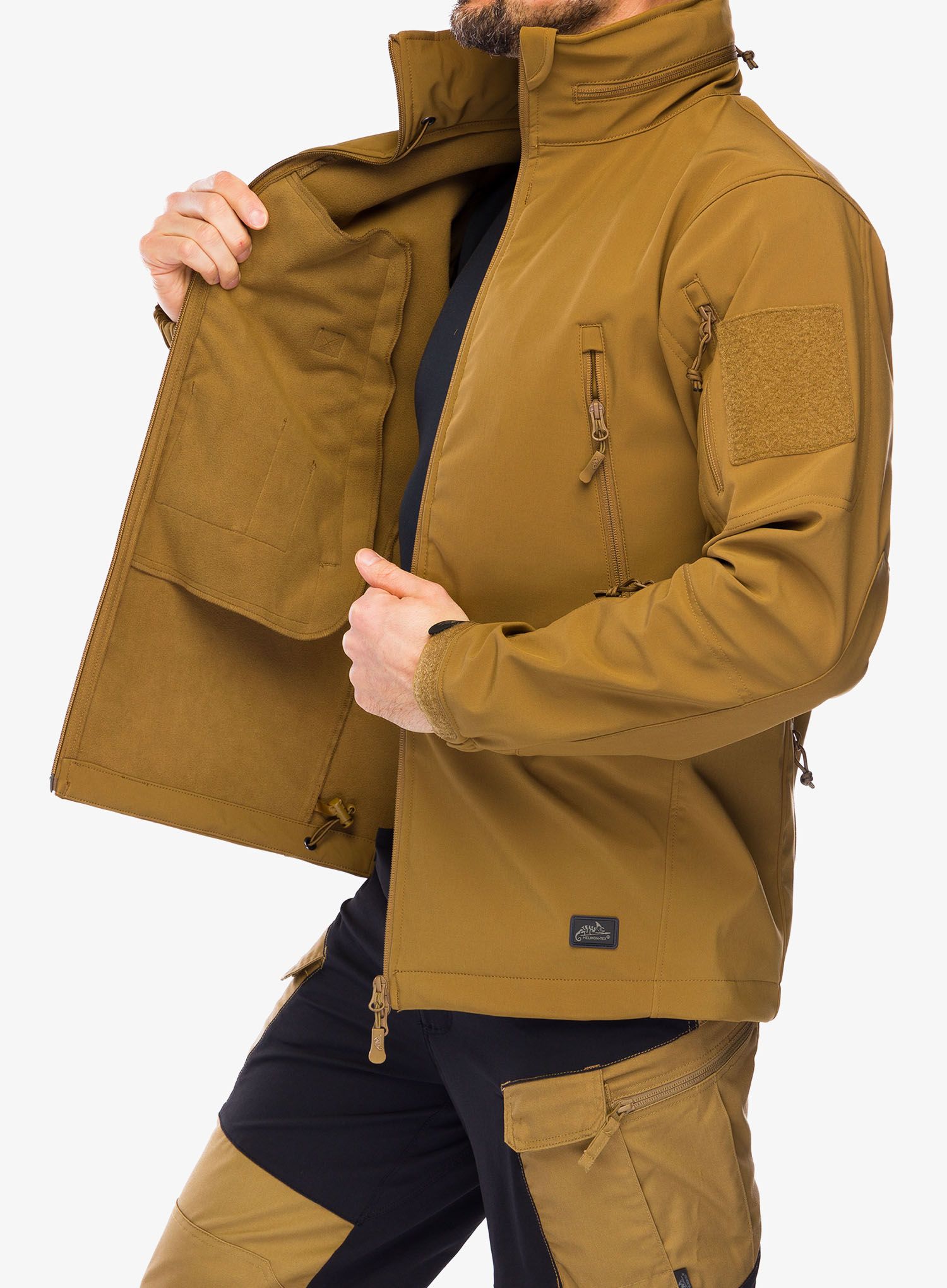Куртка тактична Helikon-Tex Gunfighter Jacket Shark Skin Windblocker - coyote