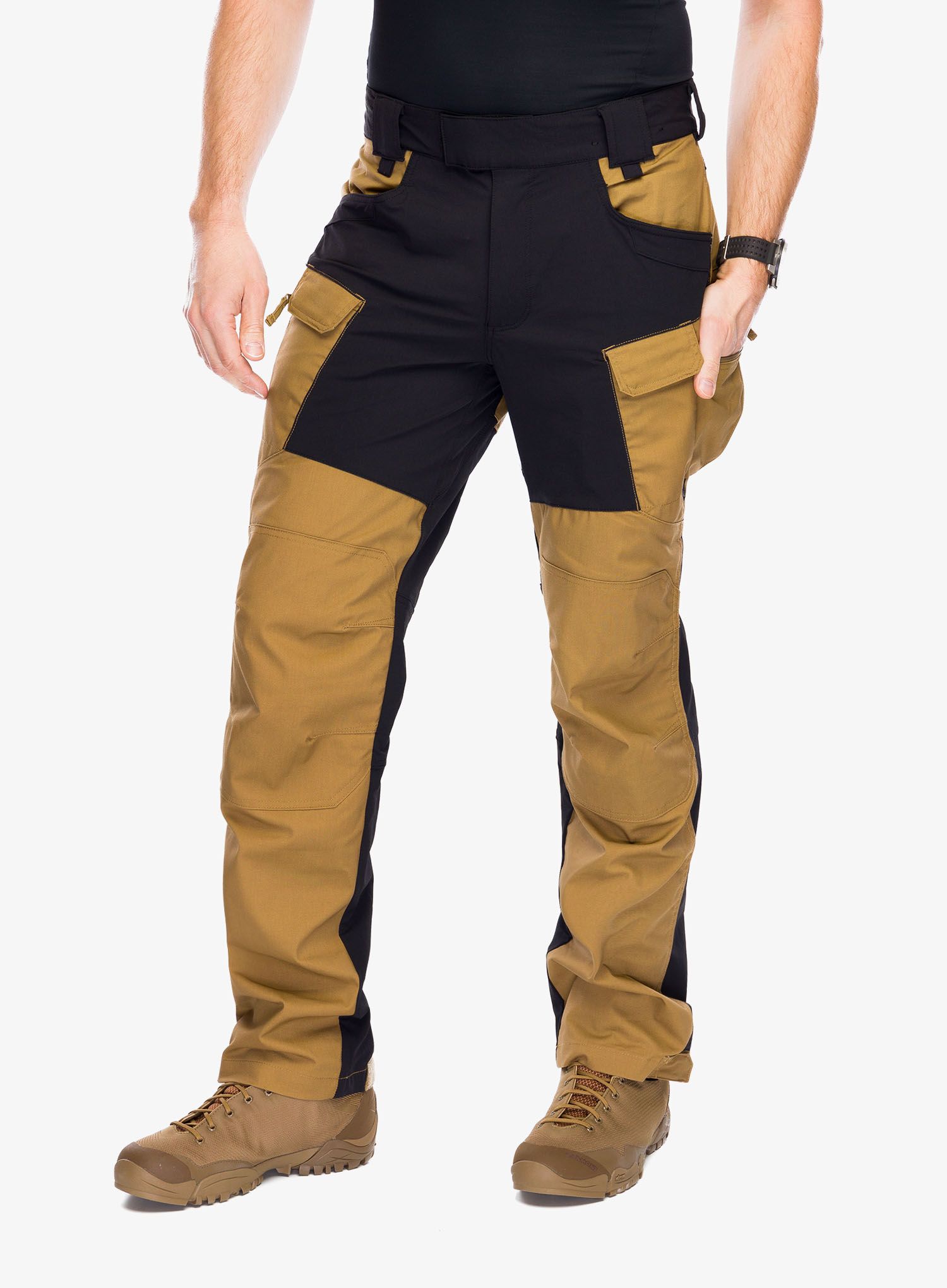Штани Helikon-Tex Hybrid Outback Pants - DuraCanvas - coyote/black