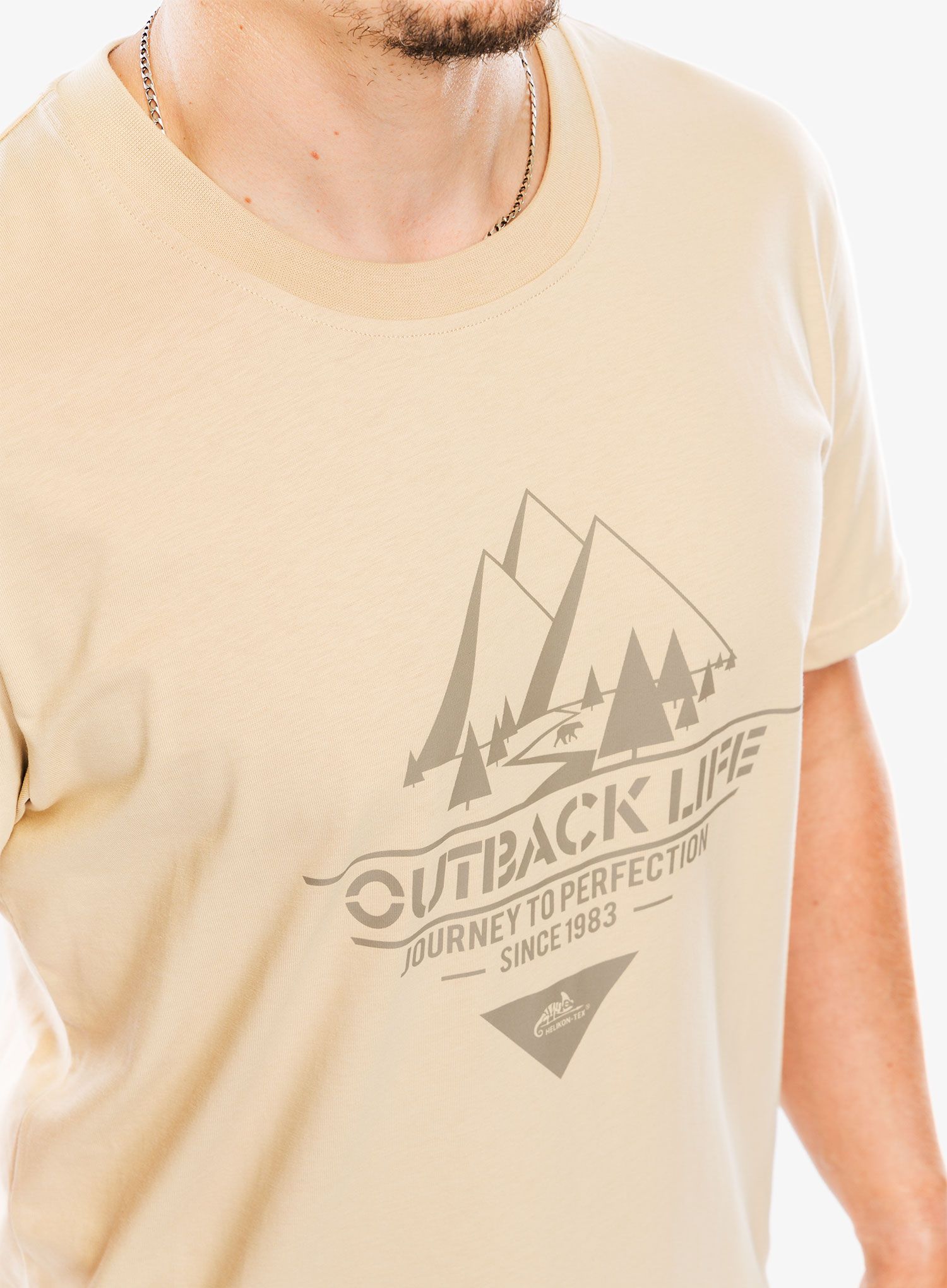 Футболка Helikon-Tex T-Shirt Outback Life - khaki