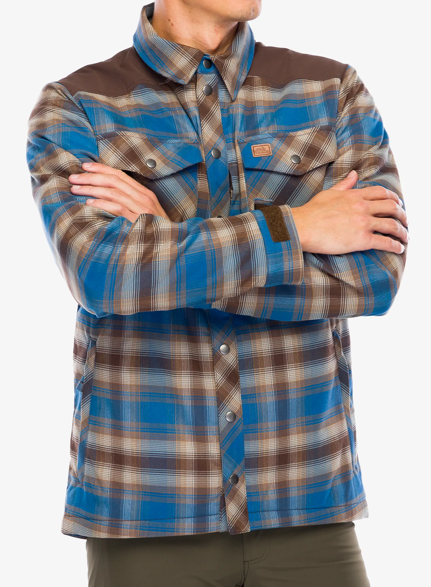 Утеплена сорочка Helikon-Tex Winter Warden Shirt - forest blue plaid