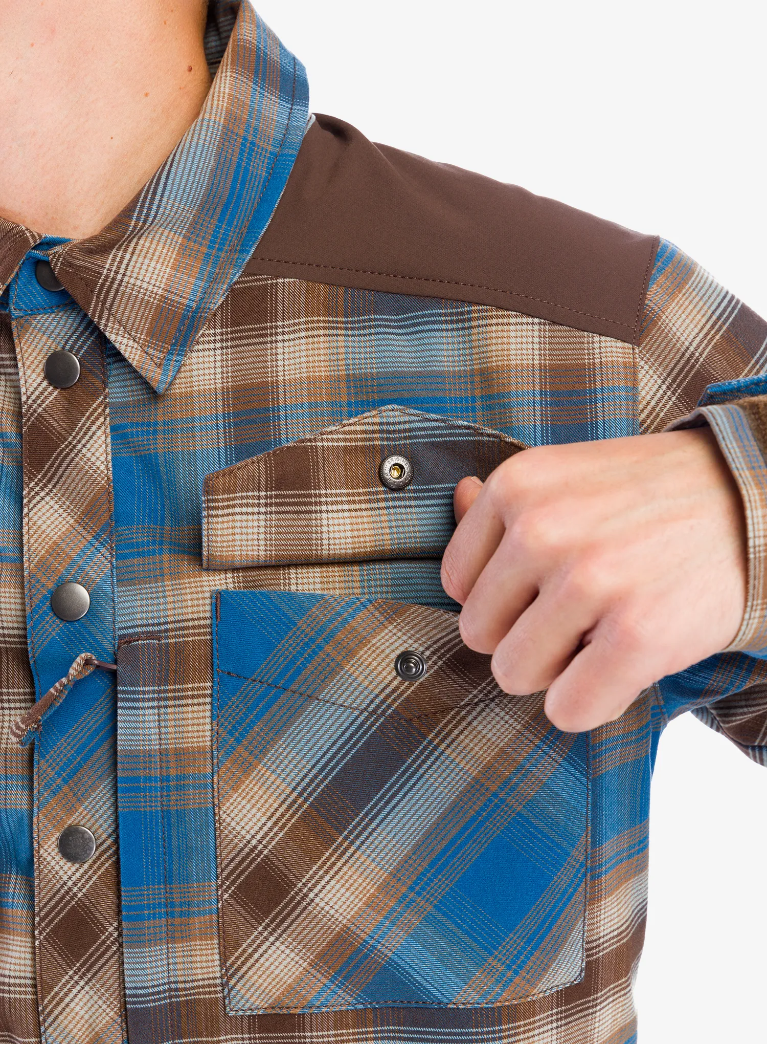 Утеплена сорочка Helikon-Tex Winter Warden Shirt - forest blue plaid
