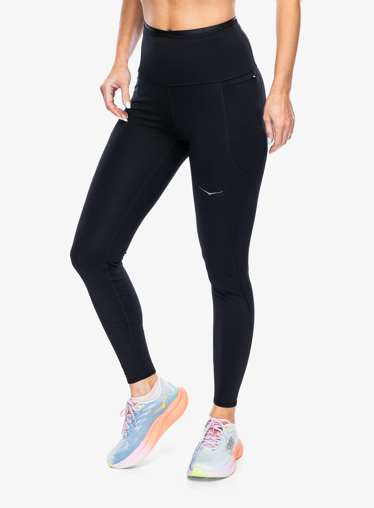 Штани для бігу жіночі Hoka ColdSnap Run Tight 28 - black
