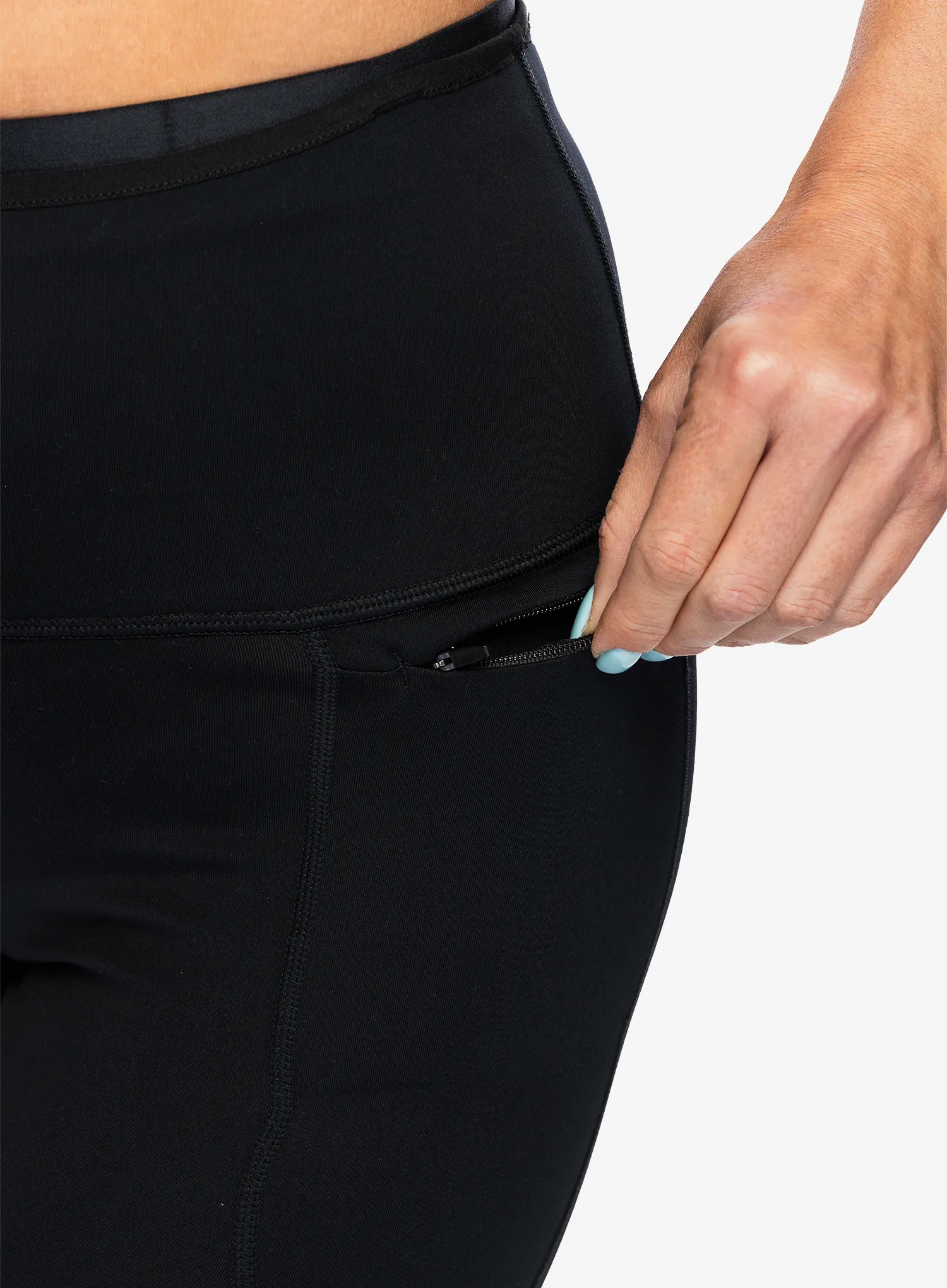 Штани для бігу жіночі Hoka ColdSnap Run Tight 28 - black