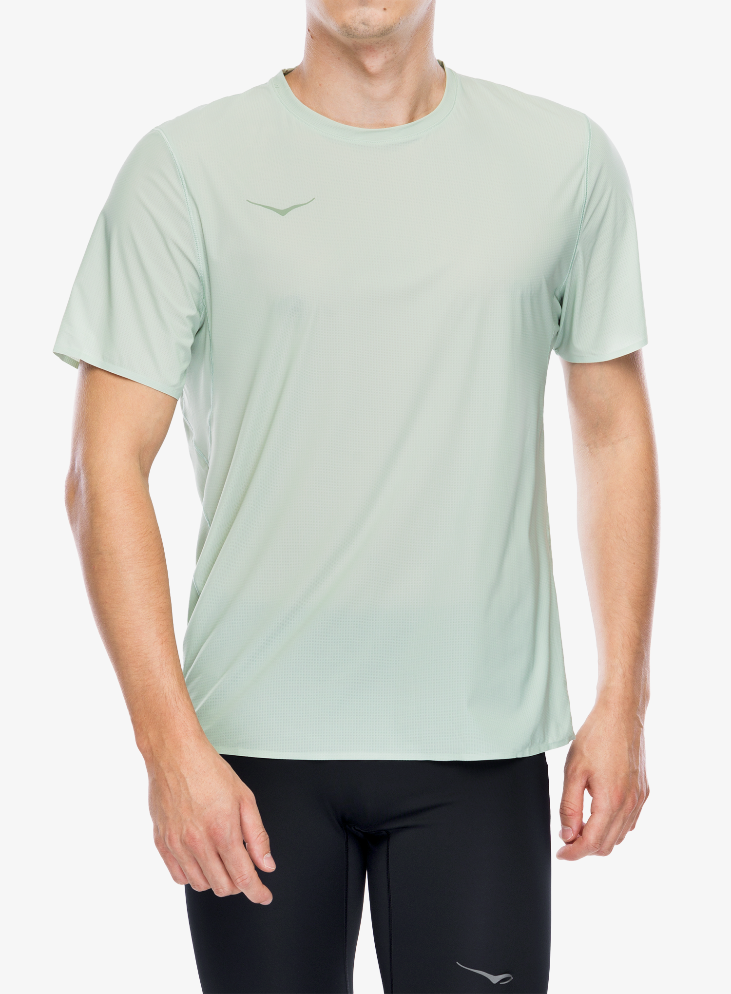 Футболка для бігу Hoka Performance Run Short Sleeve - aloe vera