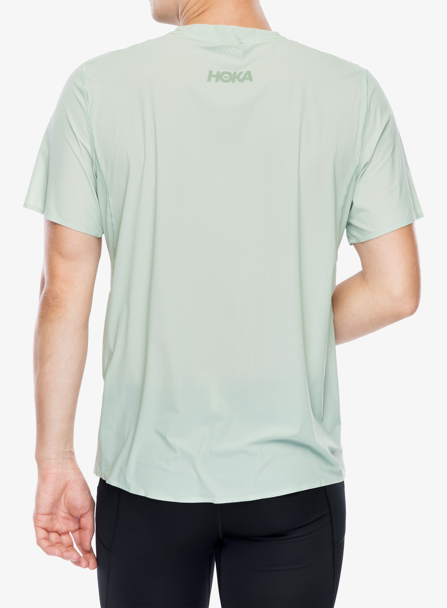 Футболка для бігу Hoka Performance Run Short Sleeve - aloe vera