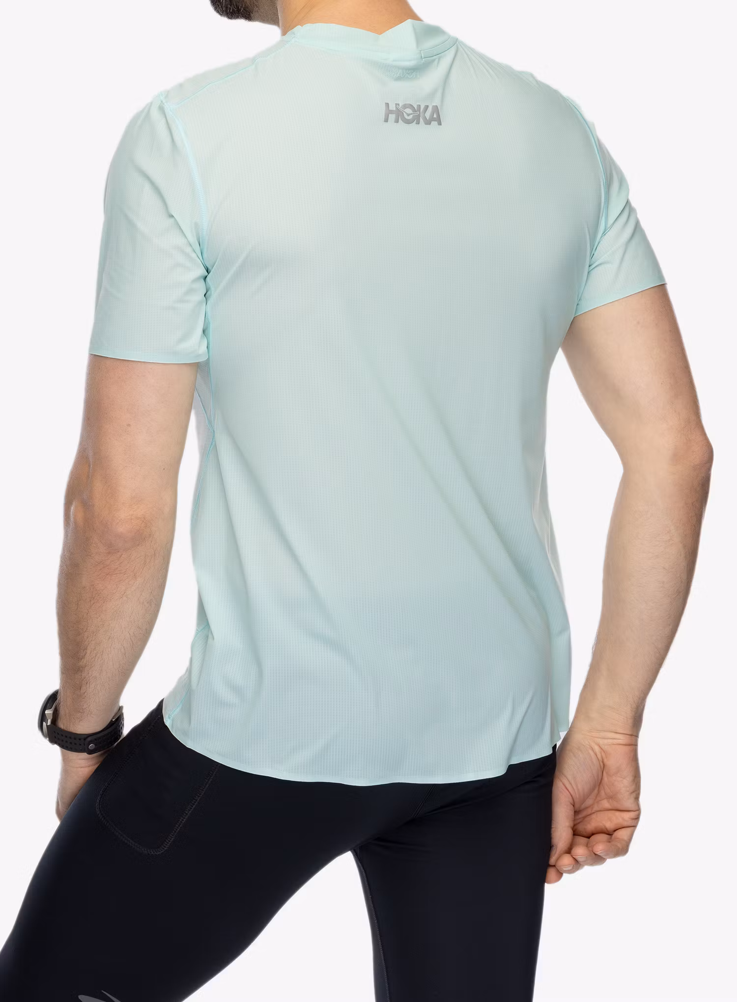 Футболка для бігу Hoka Performance Run Short Sleeve - cloudless
