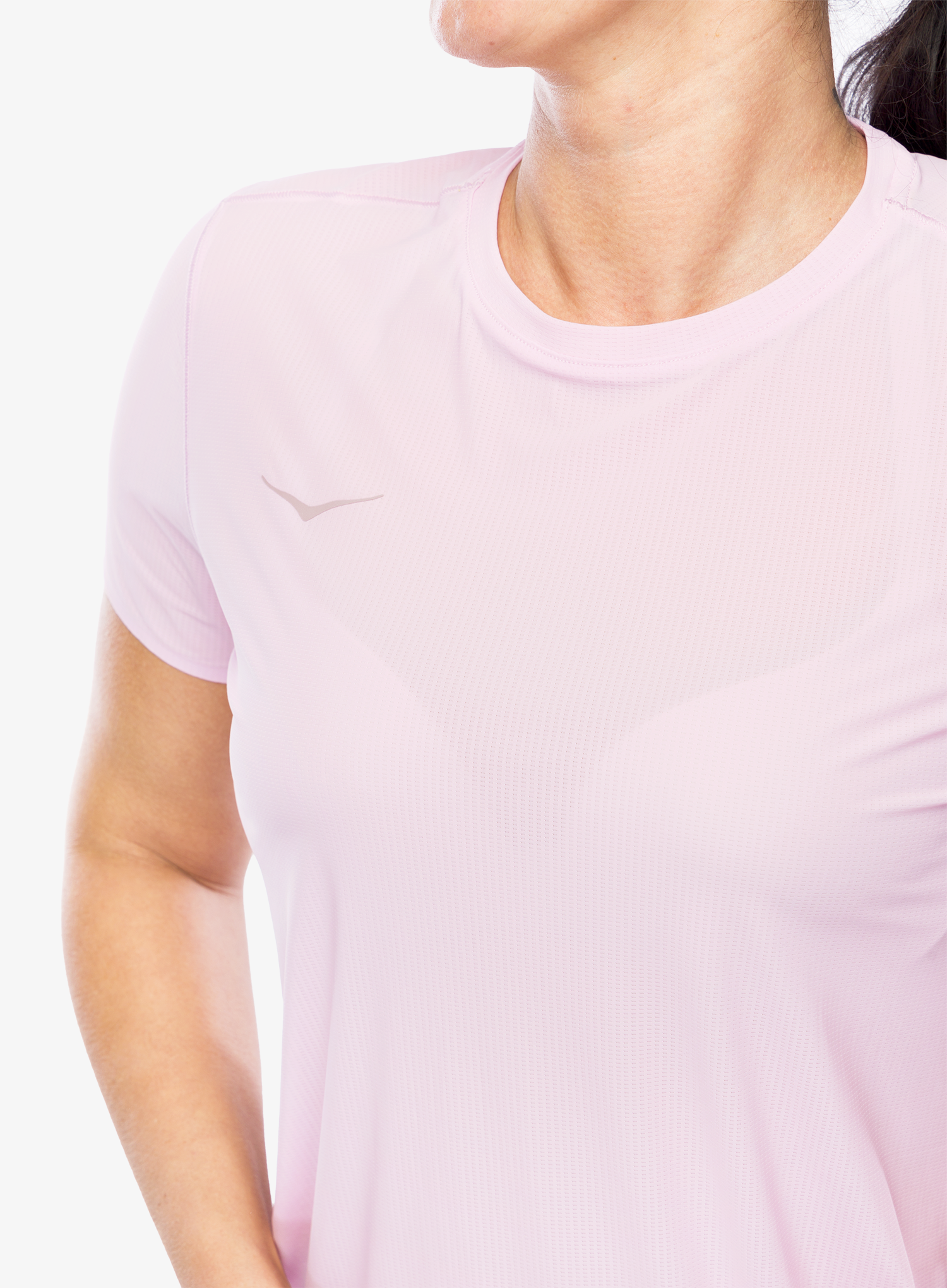 Футболка для бігу жіноча Hoka Performance Run Short Sleeve - pink twilight