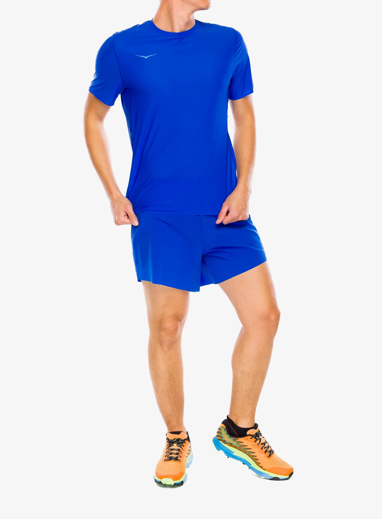 Футболка для бігу Hoka Performance Run Short Sleeve - ultramarine