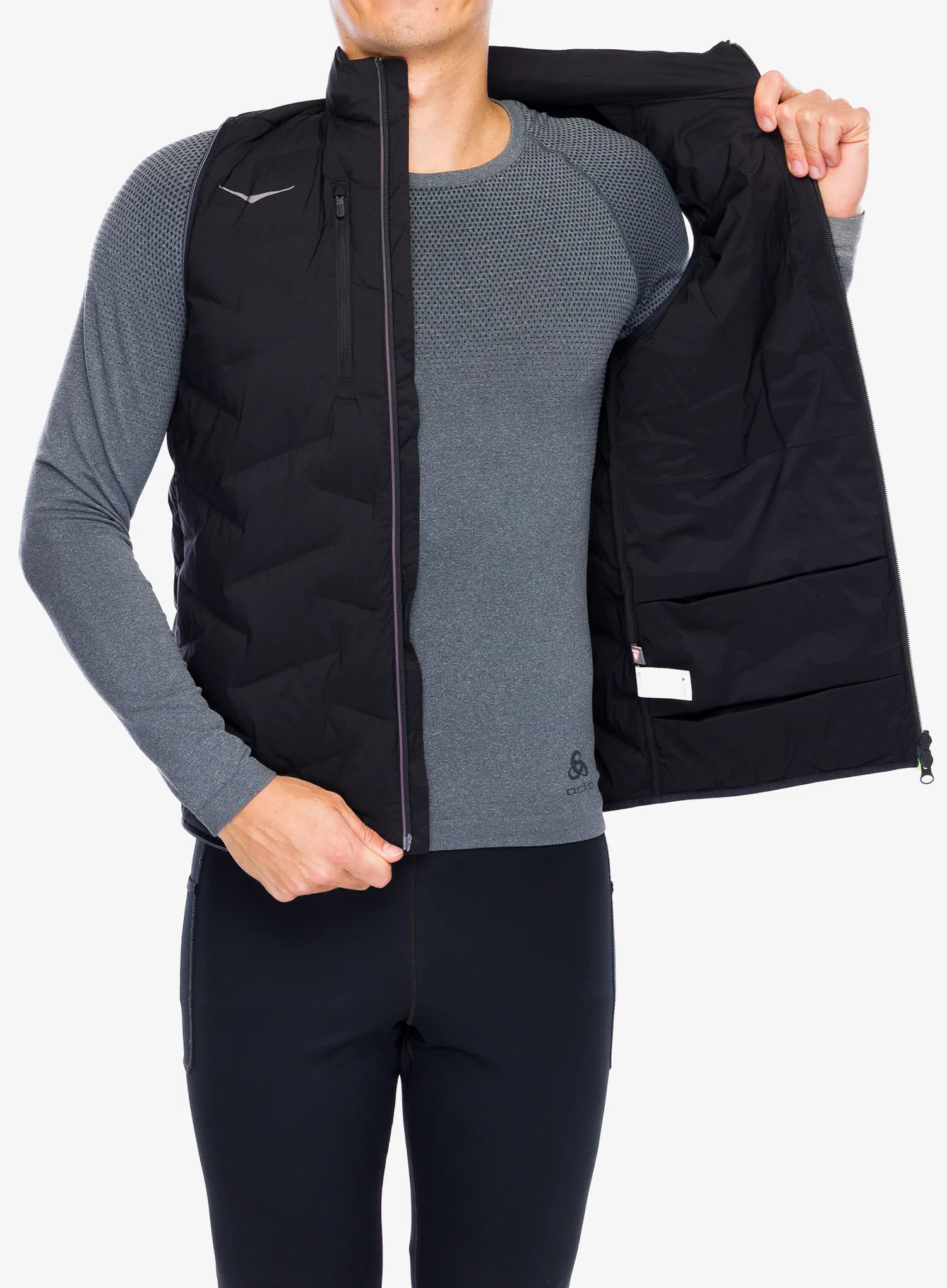 Жилет для бігу Hoka Skyfill Run Vest - black
