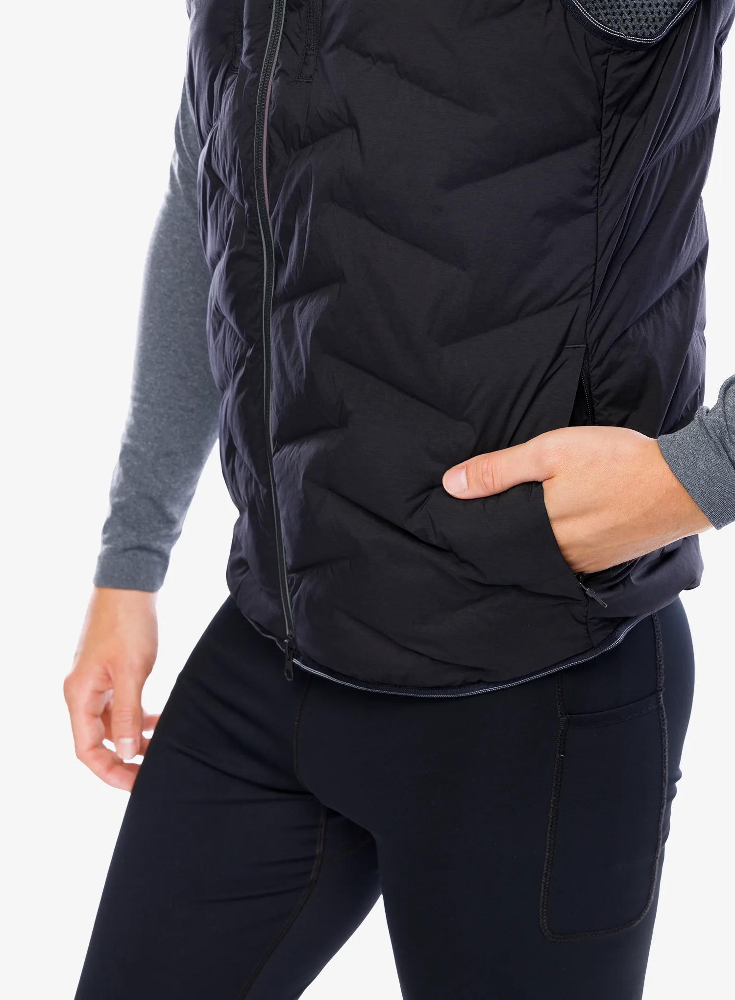 Жилет для бігу Hoka Skyfill Run Vest - black