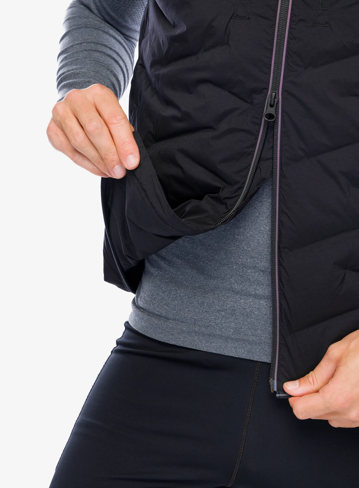 Жилет для бігу Hoka Skyfill Run Vest - black