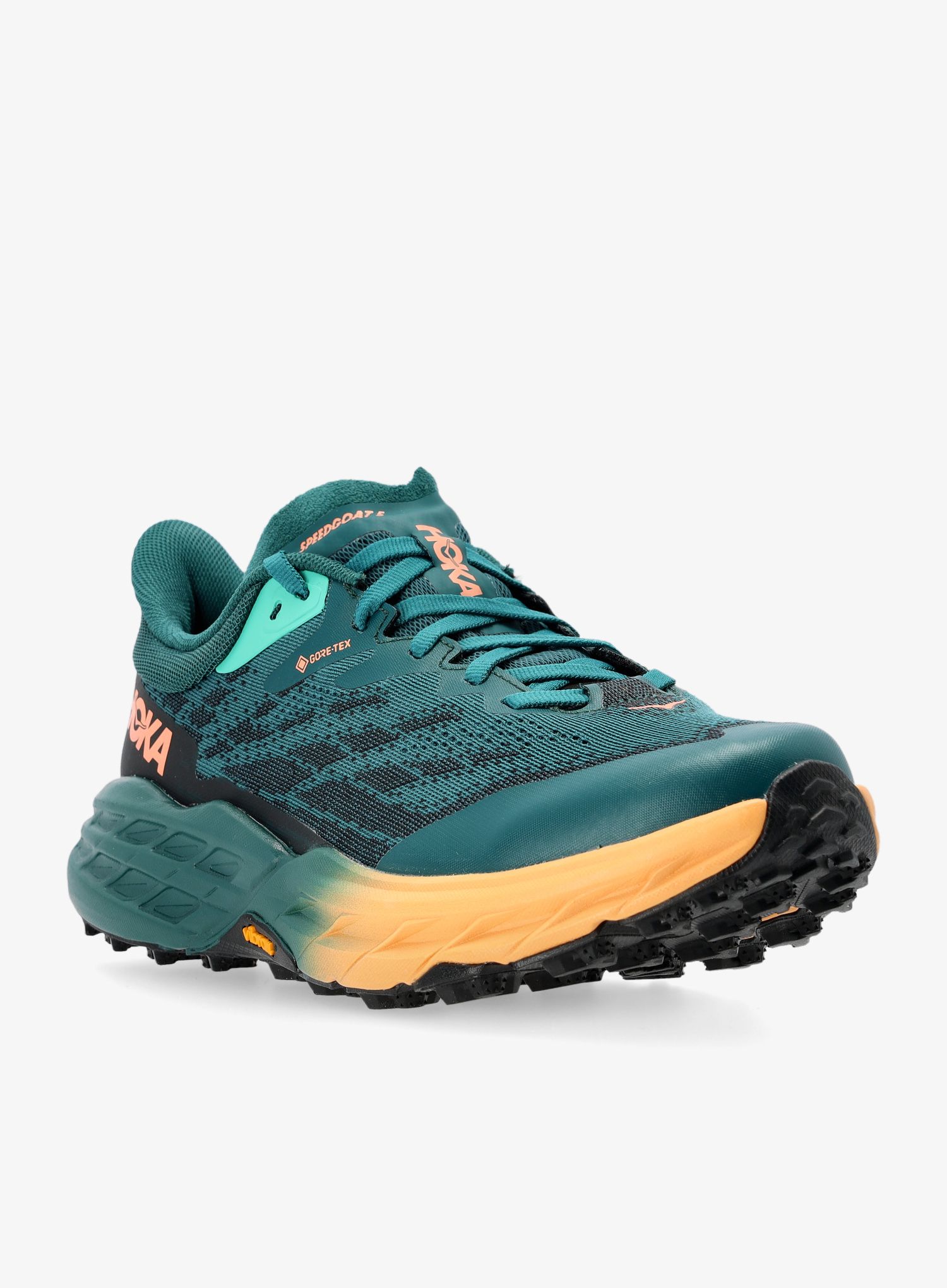 Кросівки для бігу жіночі Hoka Speedgoat 5 GTX - deep teal/black