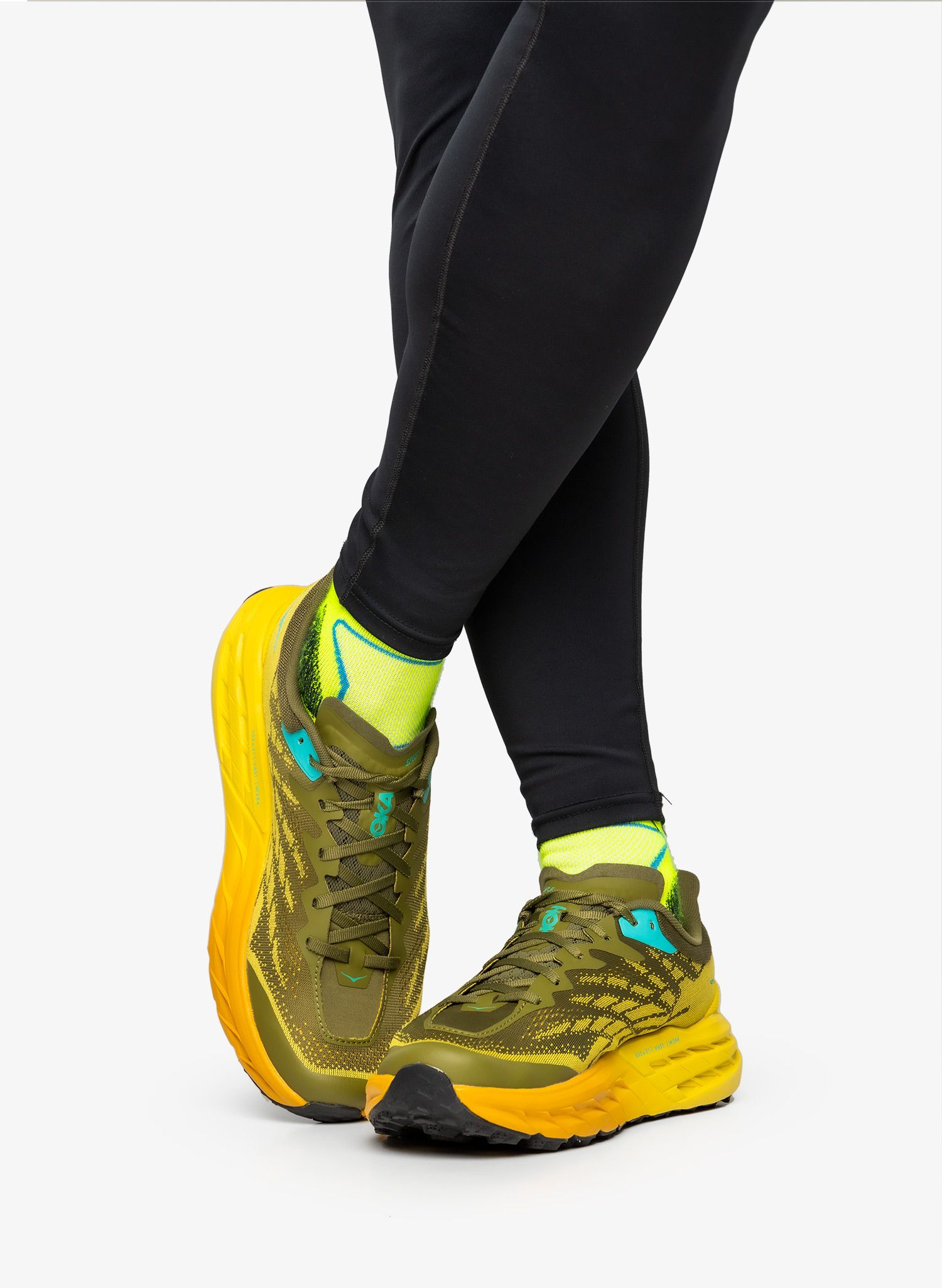 Черевики для трейлу Hoka Speedgoat 5 - avocado/passion fruit