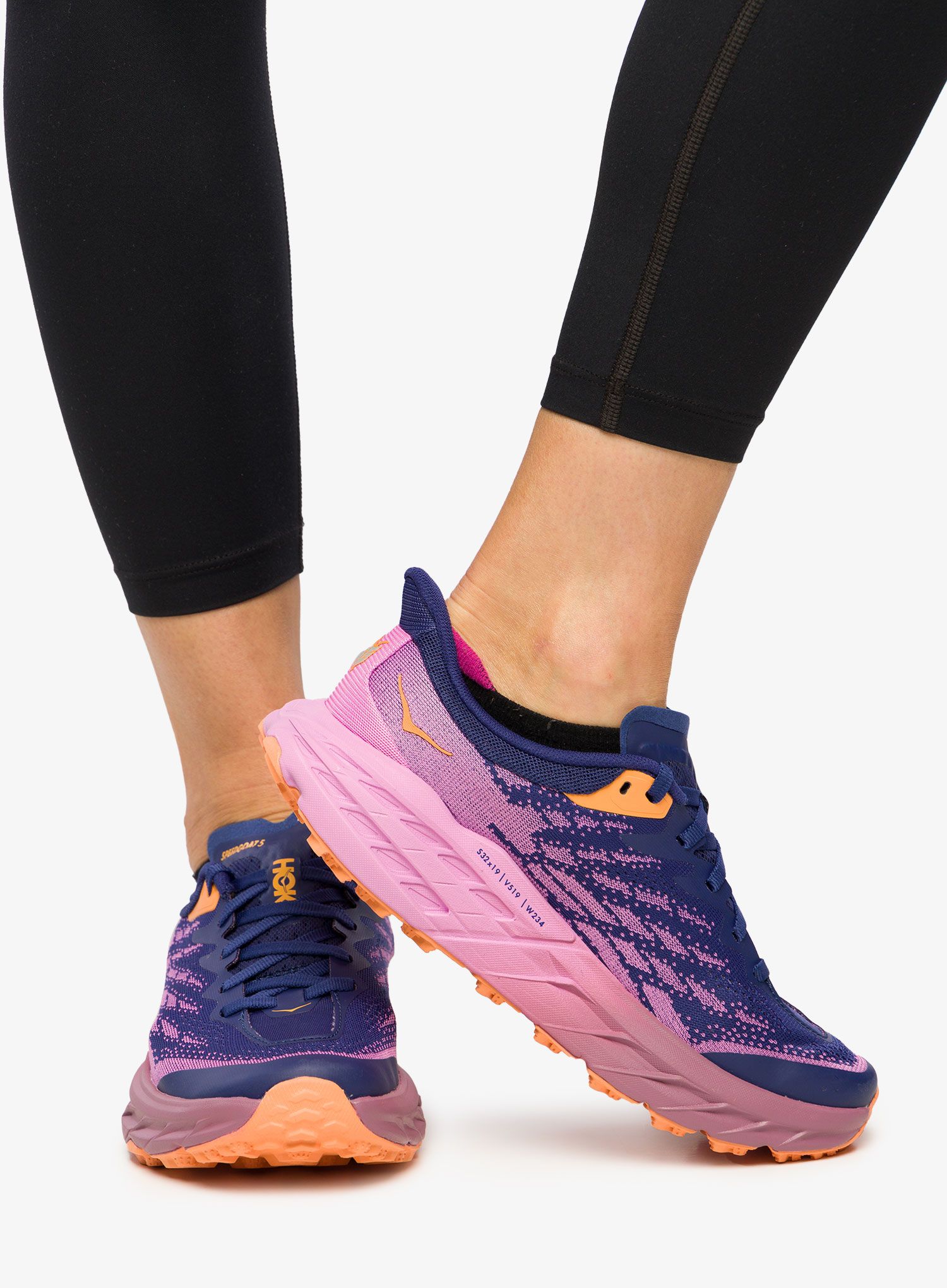 Черевики для трейлу жіночі Hoka Speedgoat 5  - bellwether blue/cyclamen