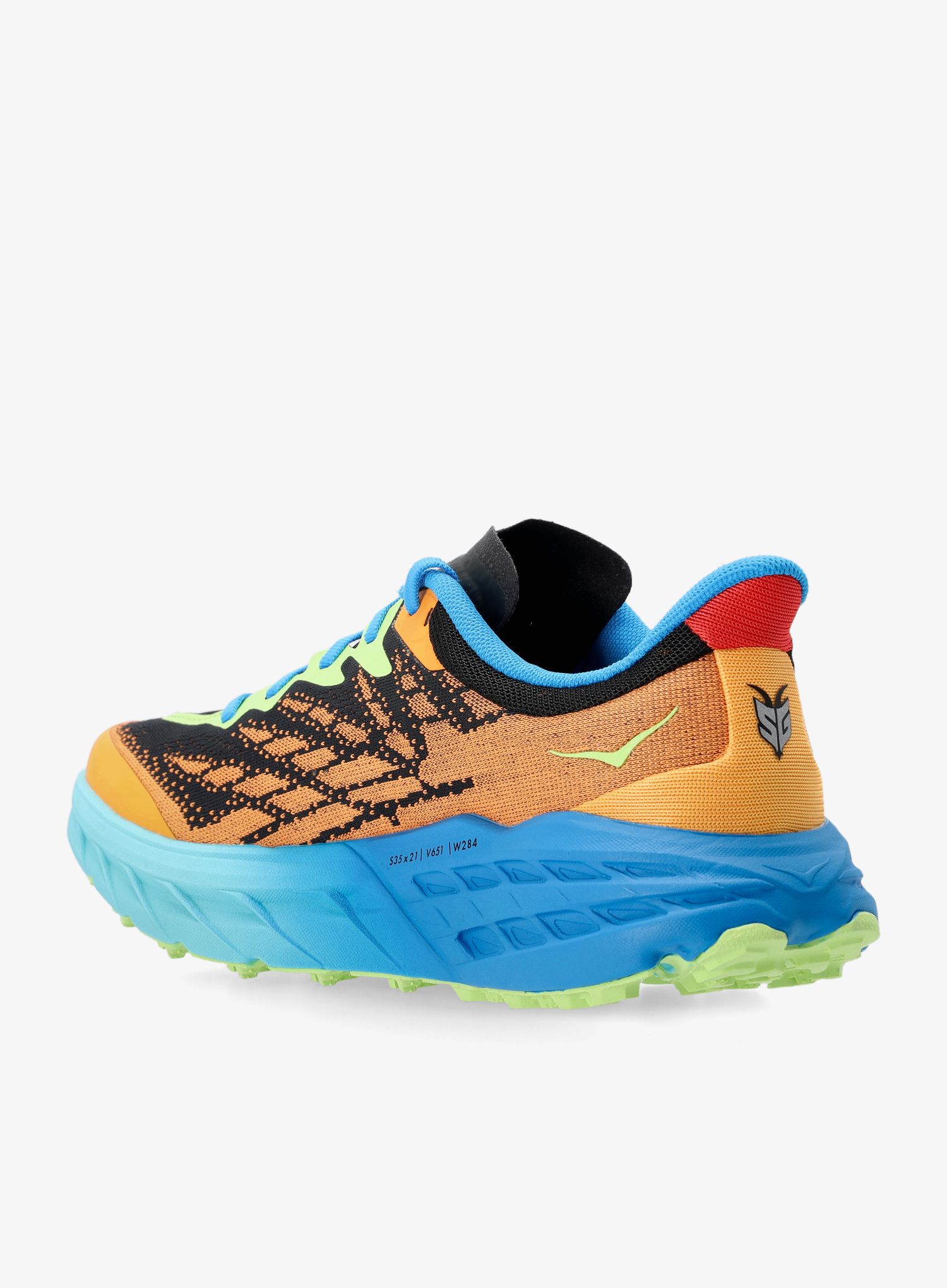 Черевики для трейлу Hoka Speedgoat 5 - solar flame/diva blue