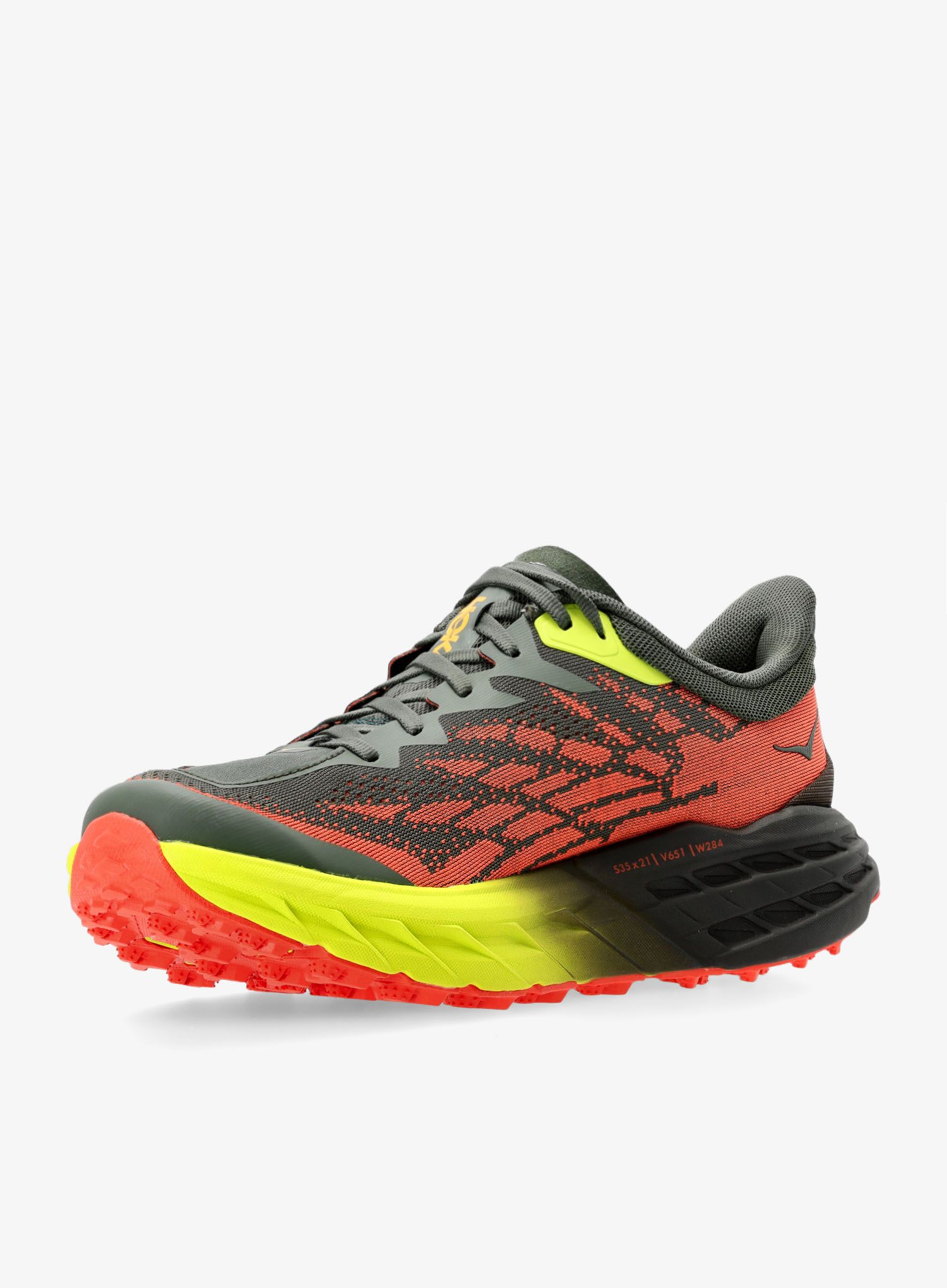 Черевики для трейлу Hoka Speedgoat 5 - thyme/fiesta