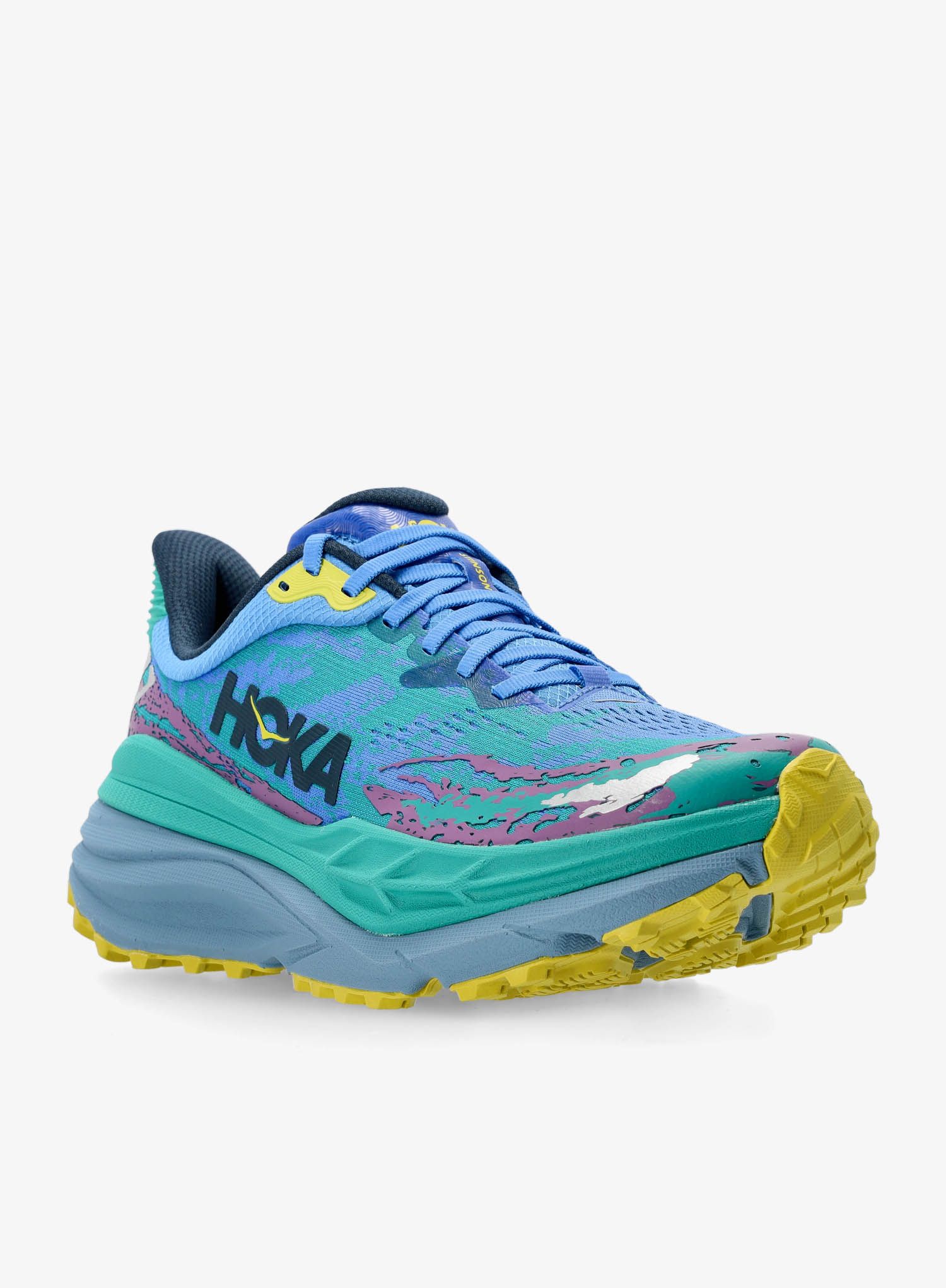 Черевики для трейлу Hoka Stinson ATR 7 - virtual blue/tech green