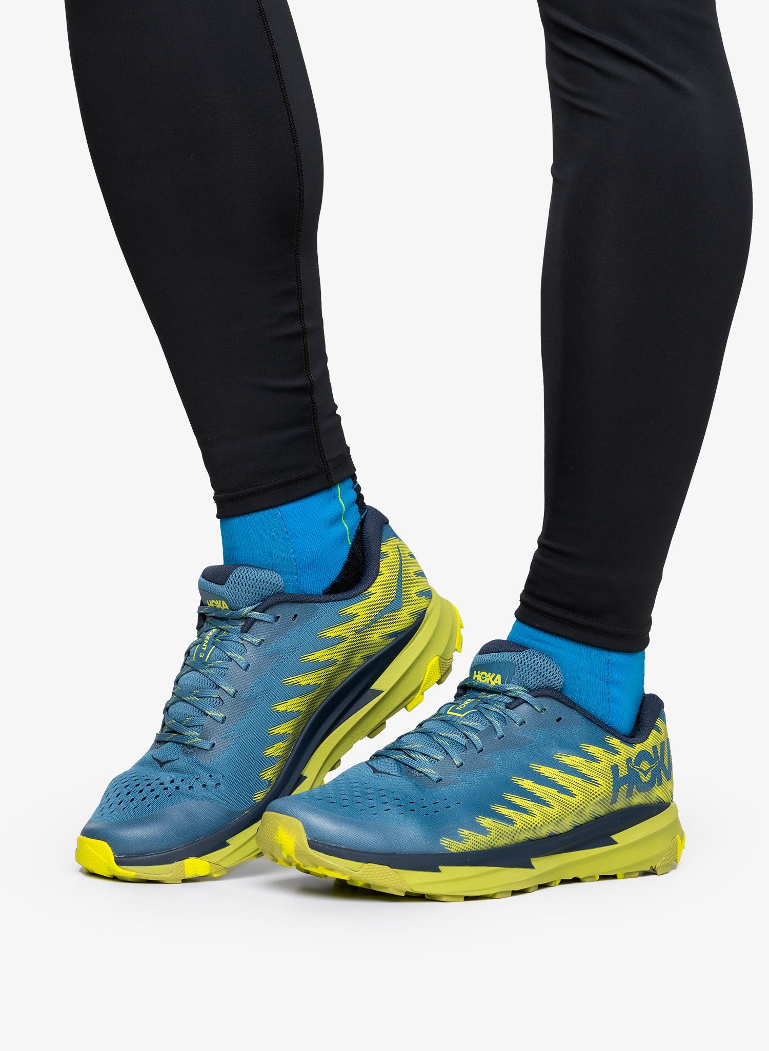 Черевики для трейлу Hoka Torrent 3 - bluesteel/dark citron