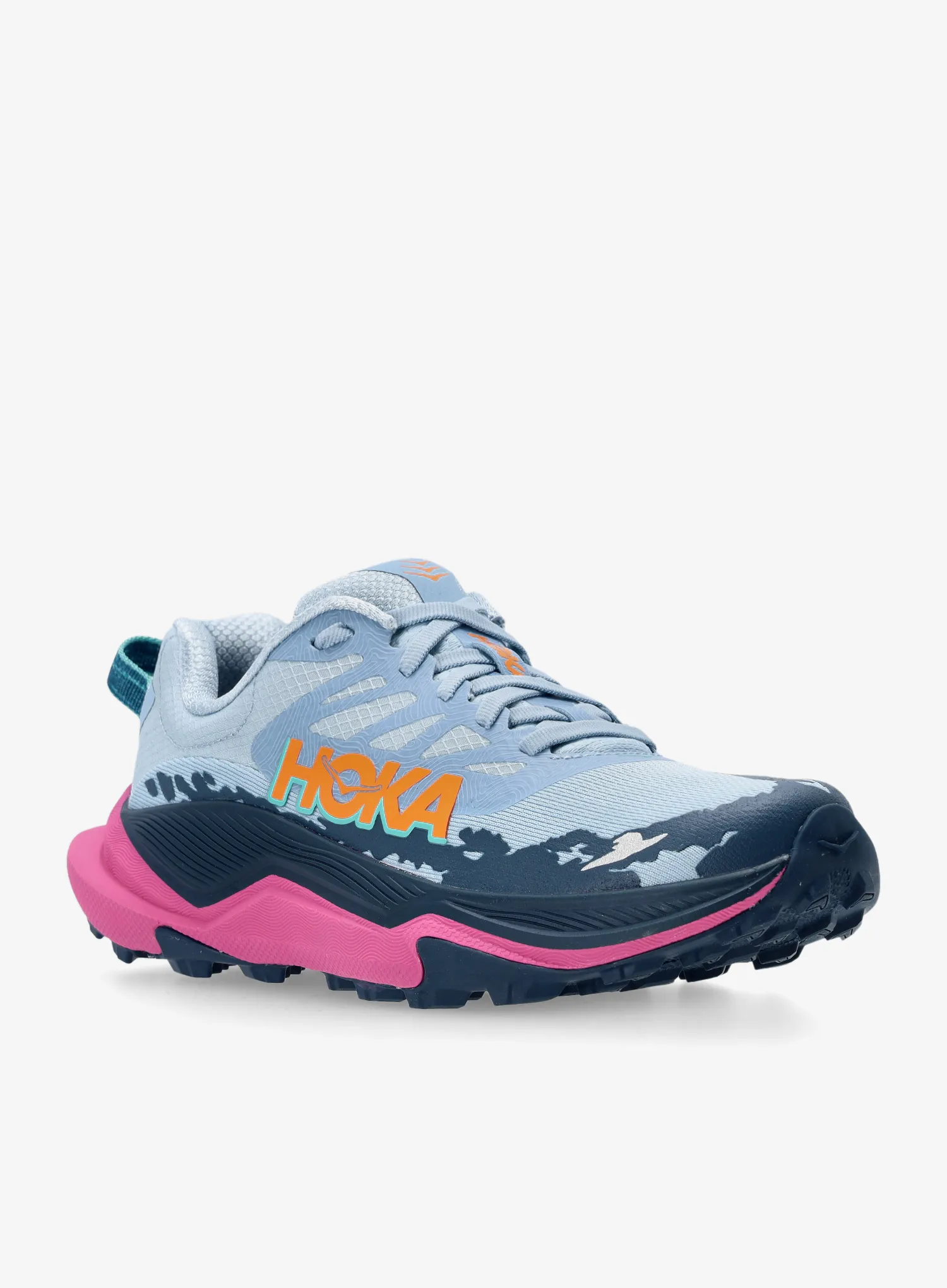 Черевики для трейлу жіночі Hoka Torrent 4 - drizzle/fuchsia