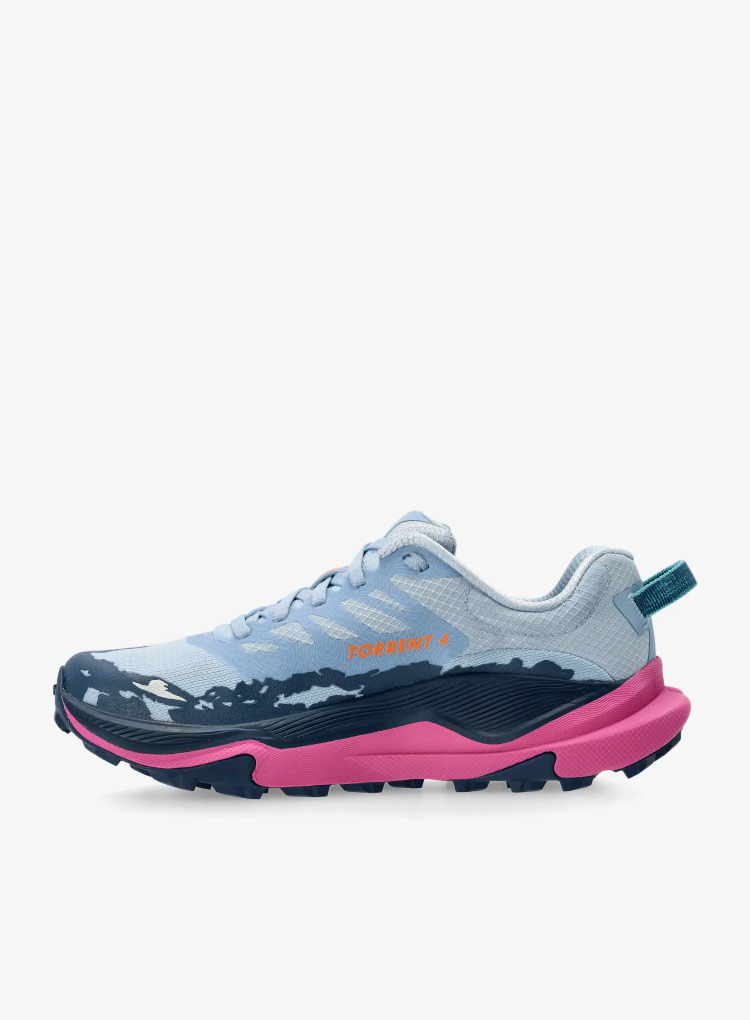 Черевики для трейлу жіночі Hoka Torrent 4 - drizzle/fuchsia