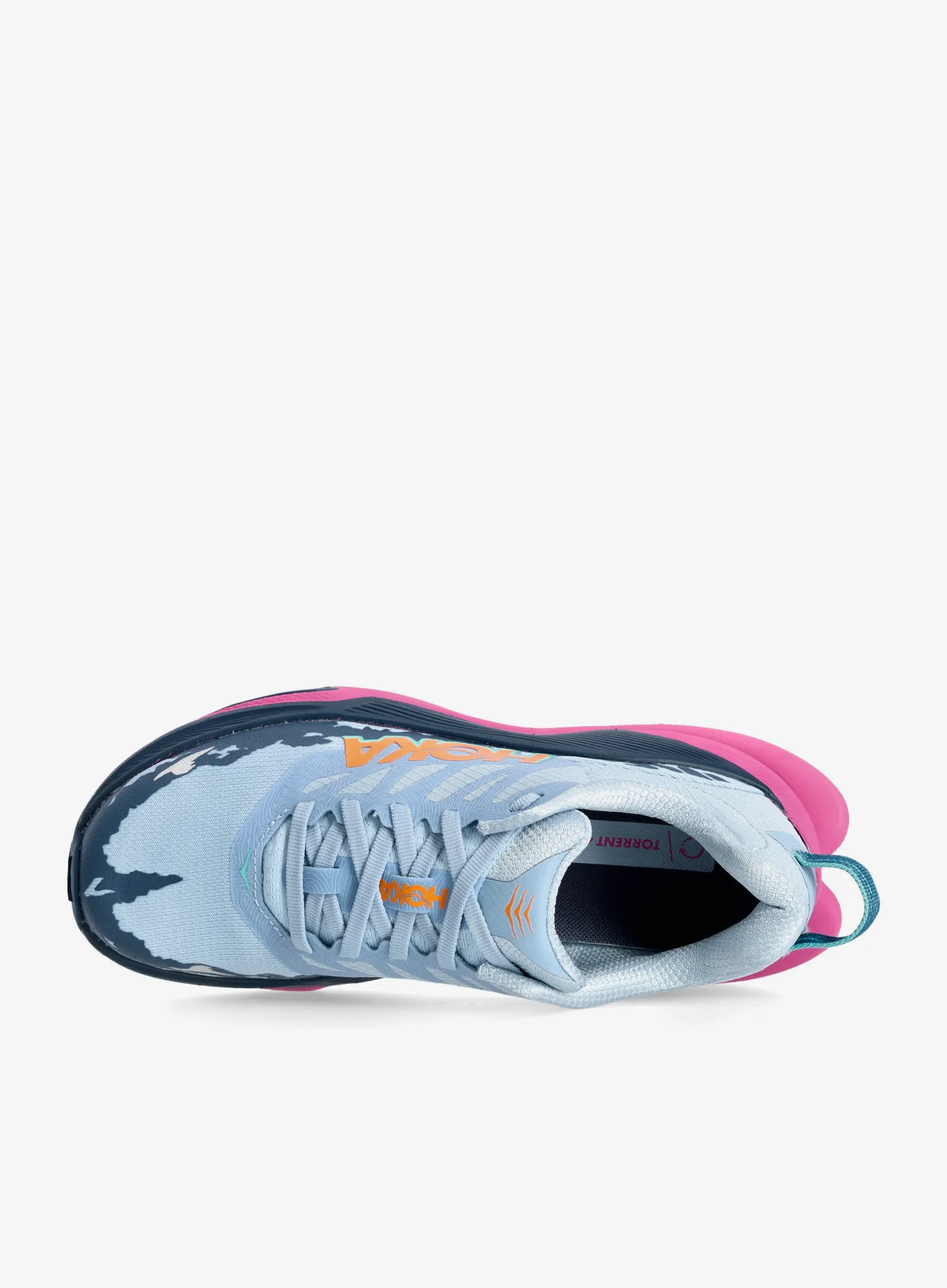 Черевики для трейлу жіночі Hoka Torrent 4 - drizzle/fuchsia