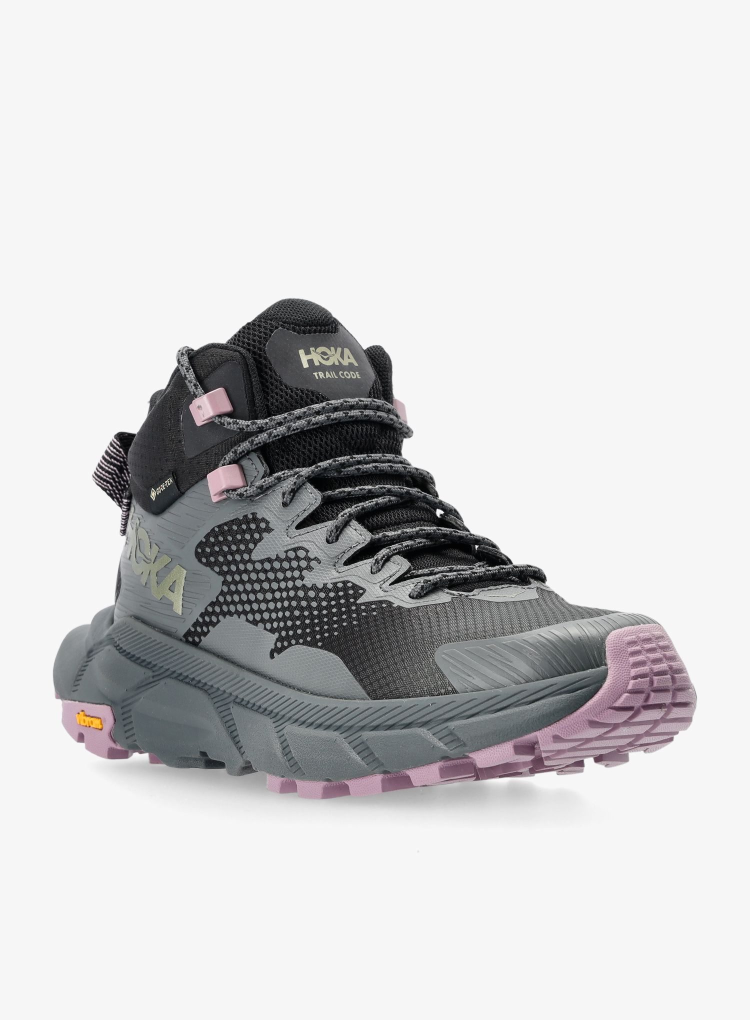 Черевики туристичні жіночі Hoka Trail Code GTX - black/castlerock