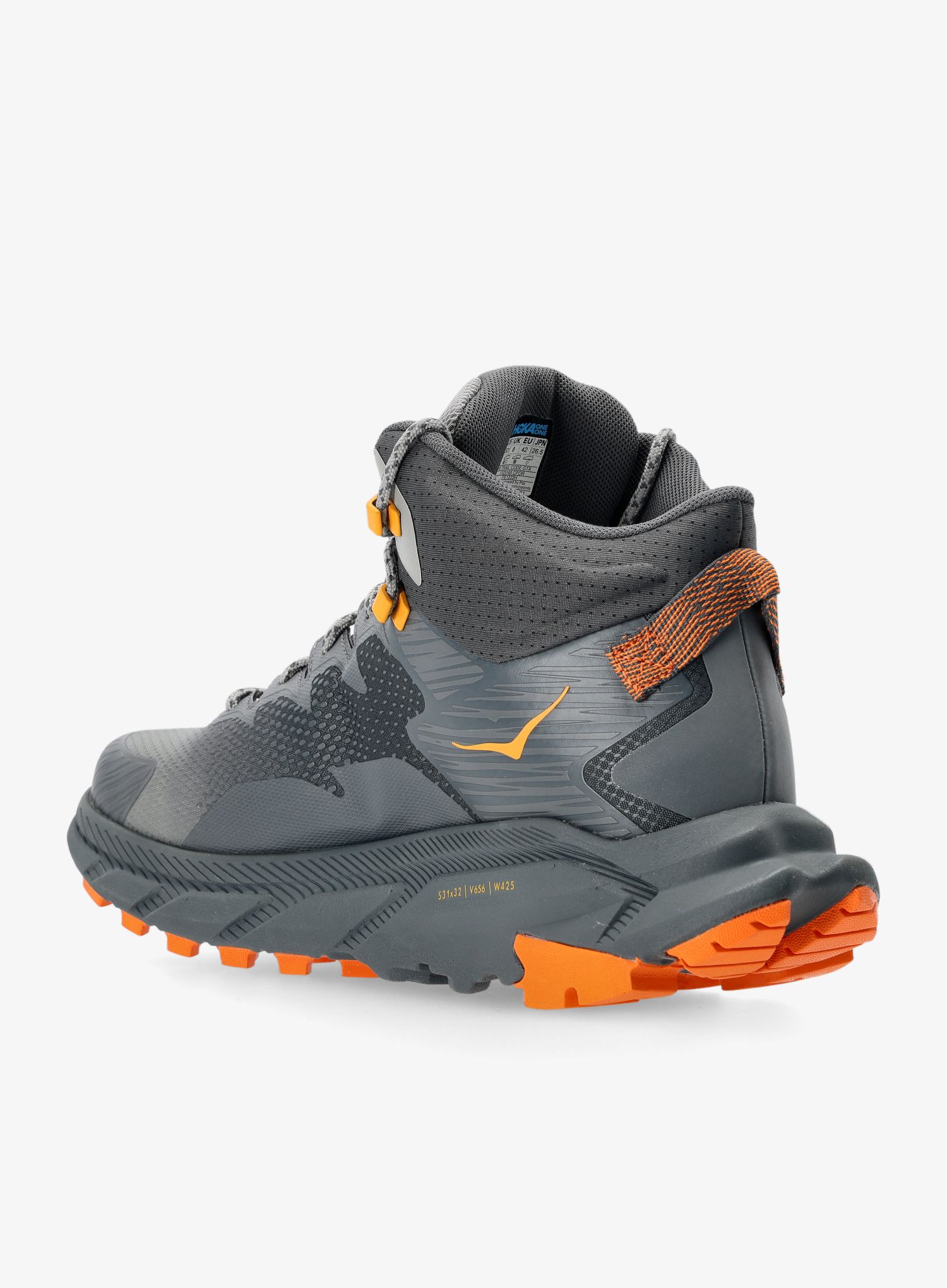 Черевики туристичні Hoka Trail Code GTX - castleroc/persimmon orange