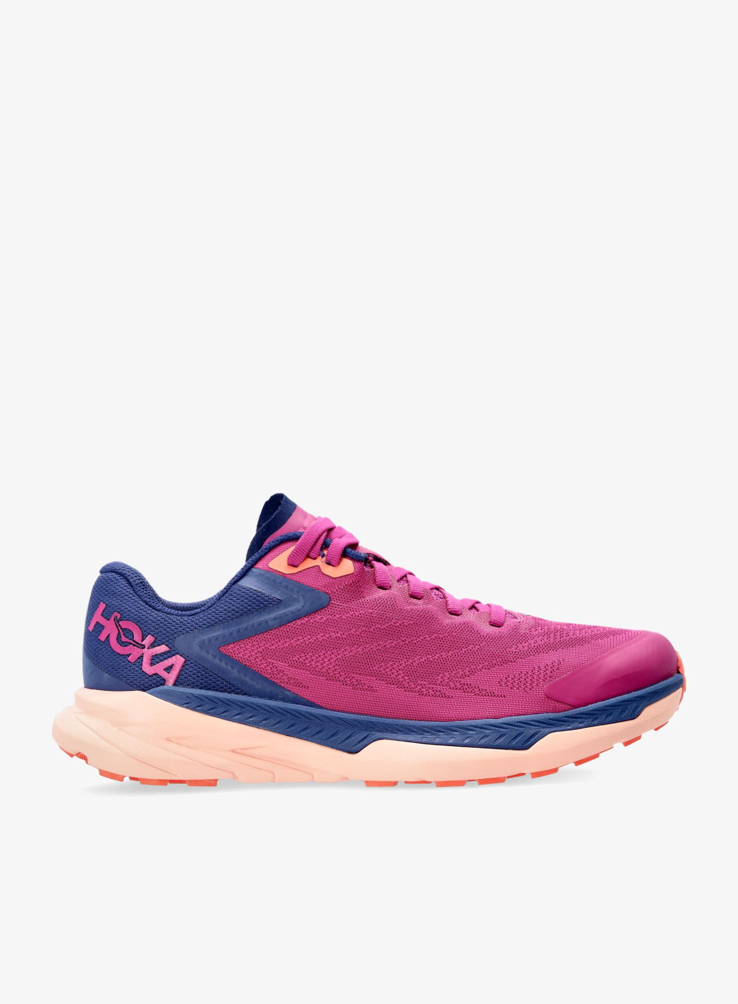 Черевики для трейлу жіночі Hoka Zinal - fest fuchsia/bellwether blu