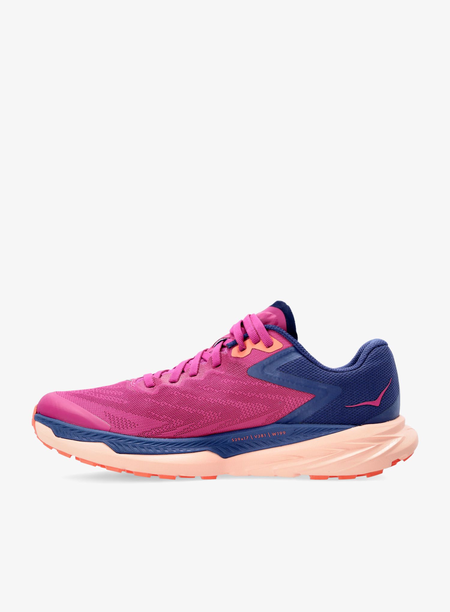 Черевики для трейлу жіночі Hoka Zinal - fest fuchsia/bellwether blu