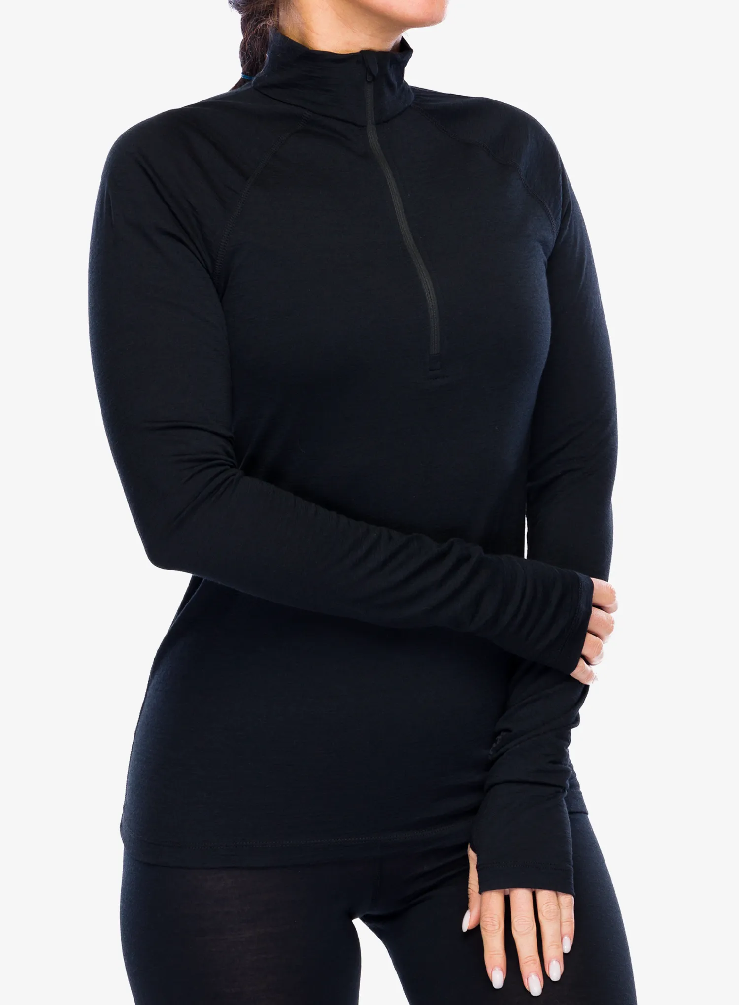 Термокофта жіноча Houdini Desoli Light Half Zip - true black