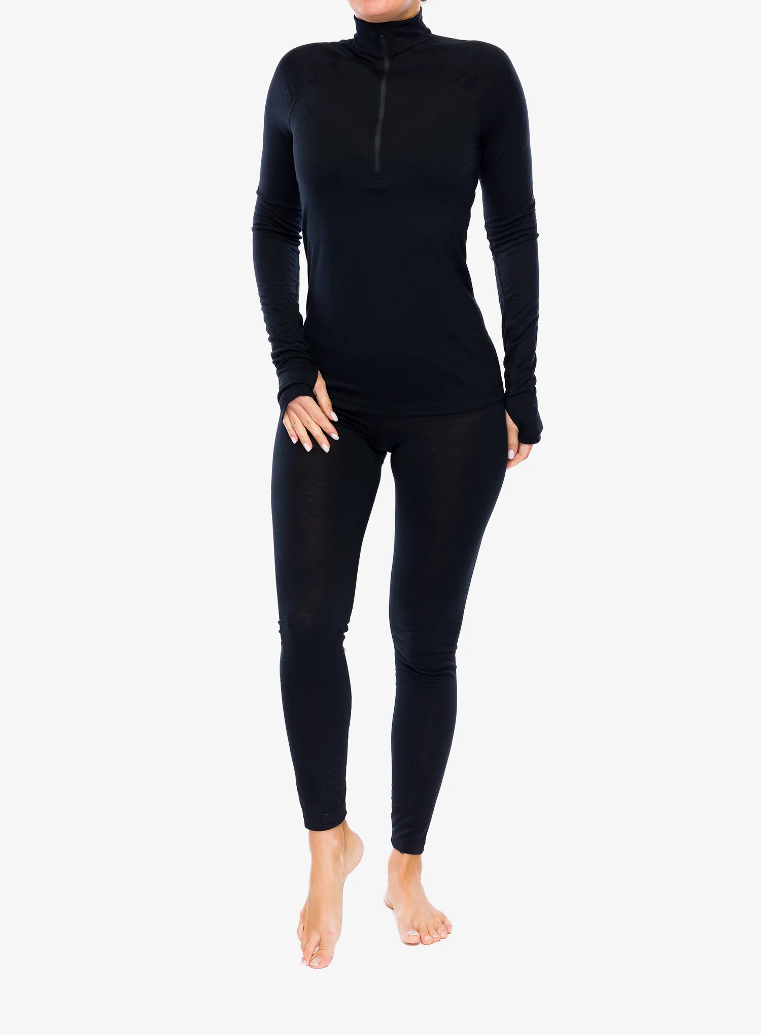 Термокофта жіноча Houdini Desoli Light Half Zip - true black