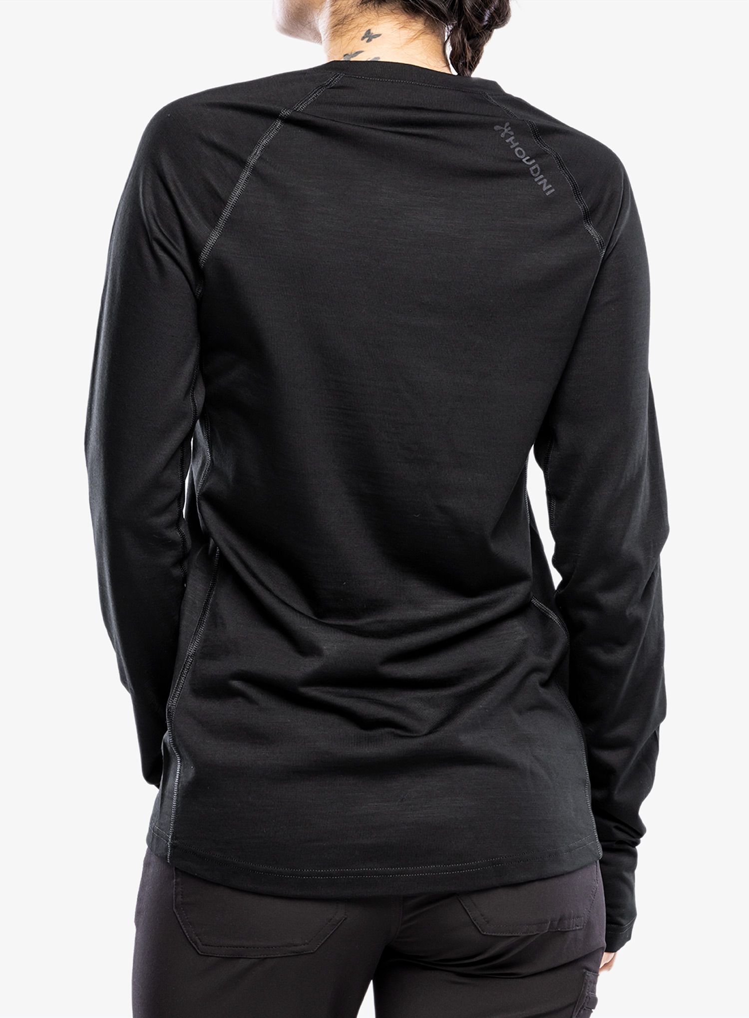 Термокофта жіноча Houdini Desoli Mid Crew - true black