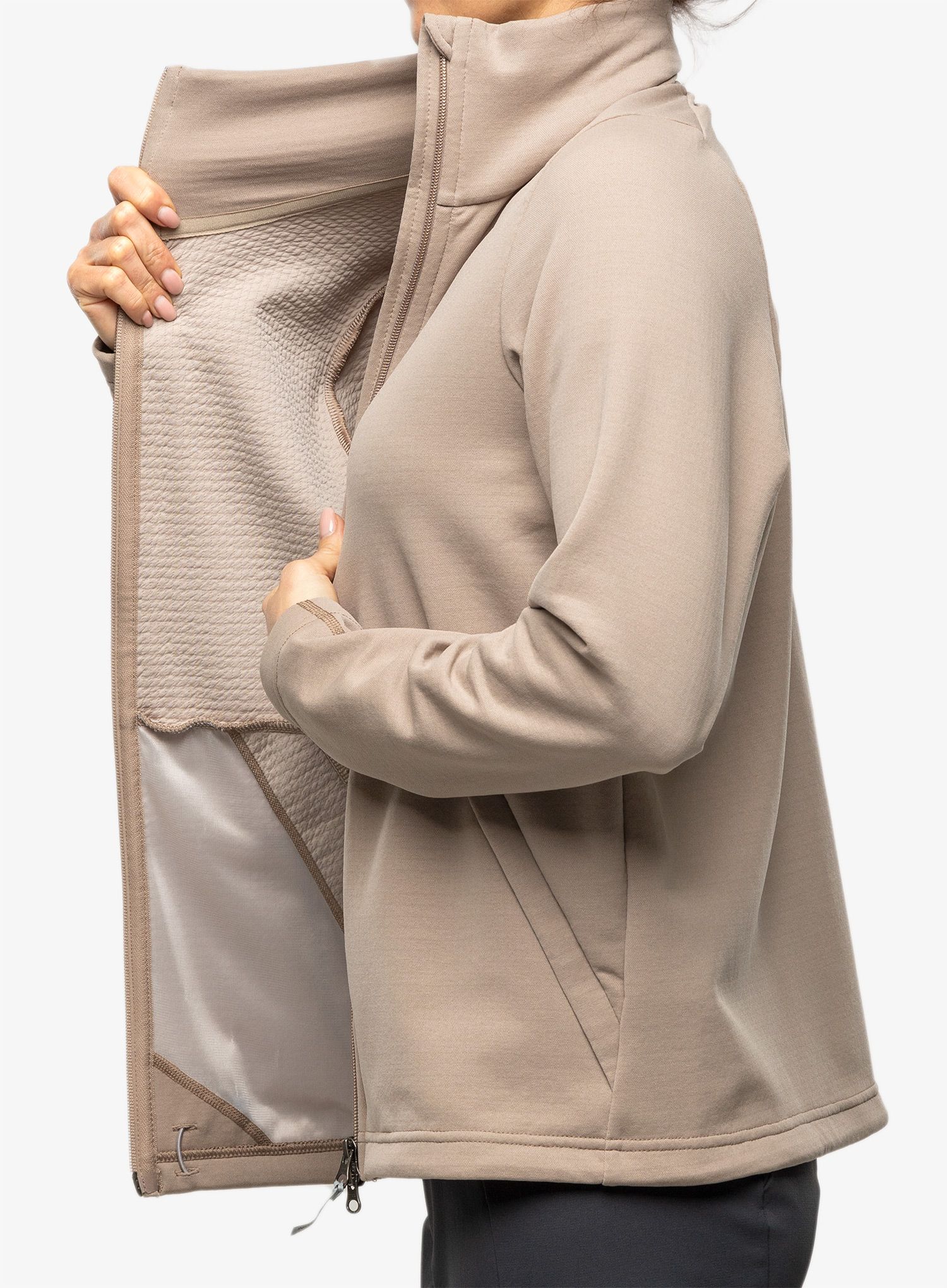 Кофта жіноча без каптура Houdini Mono Air Jacket - misty beach