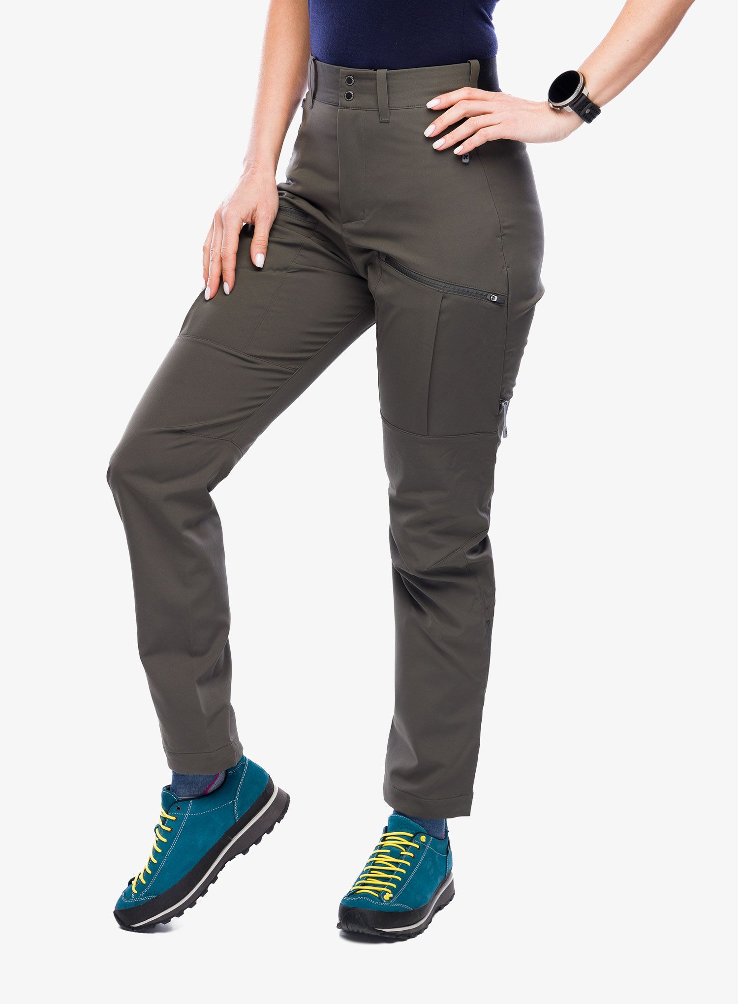 Штани softshell жіночі Houdini More Pants - baremark green