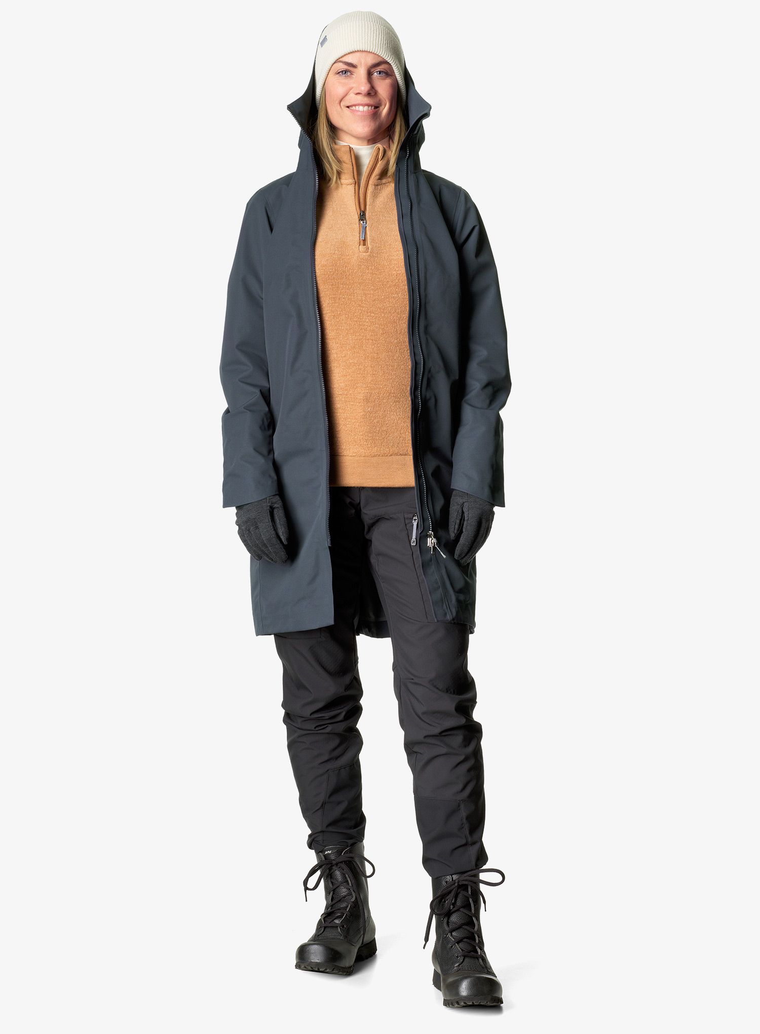 Парка дощовик жіноча Houdini One Parka - big bang blue