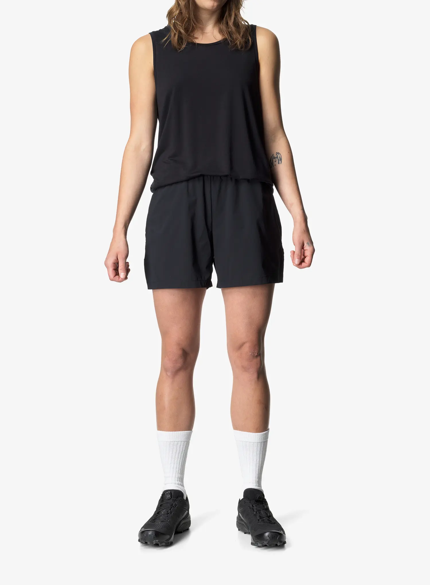 Шорти для бігу жіночі Houdini Pace Light Shorts - true blk