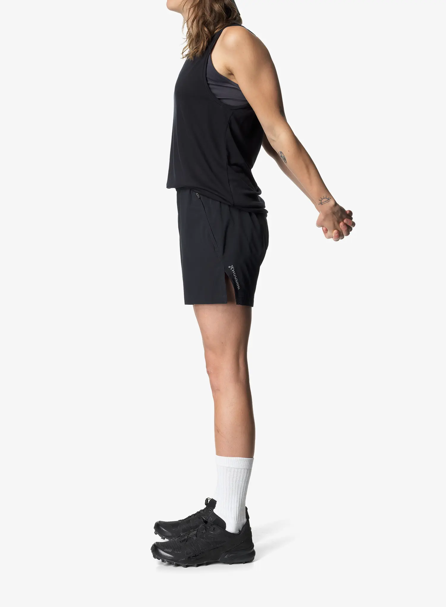 Шорти для бігу жіночі Houdini Pace Light Shorts - true blk