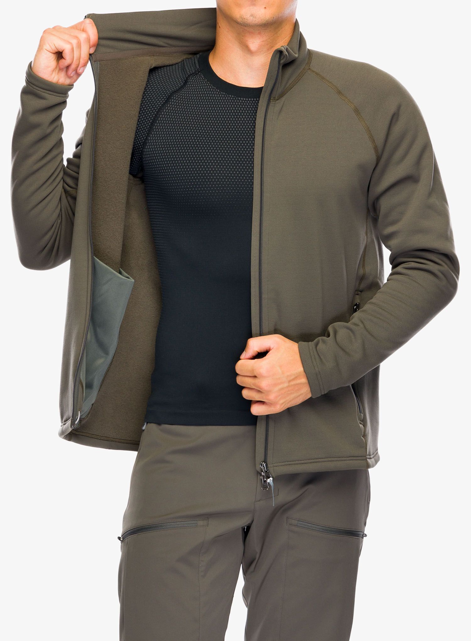 Куртка флісова Houdini Power Up Jacket - baremark green
