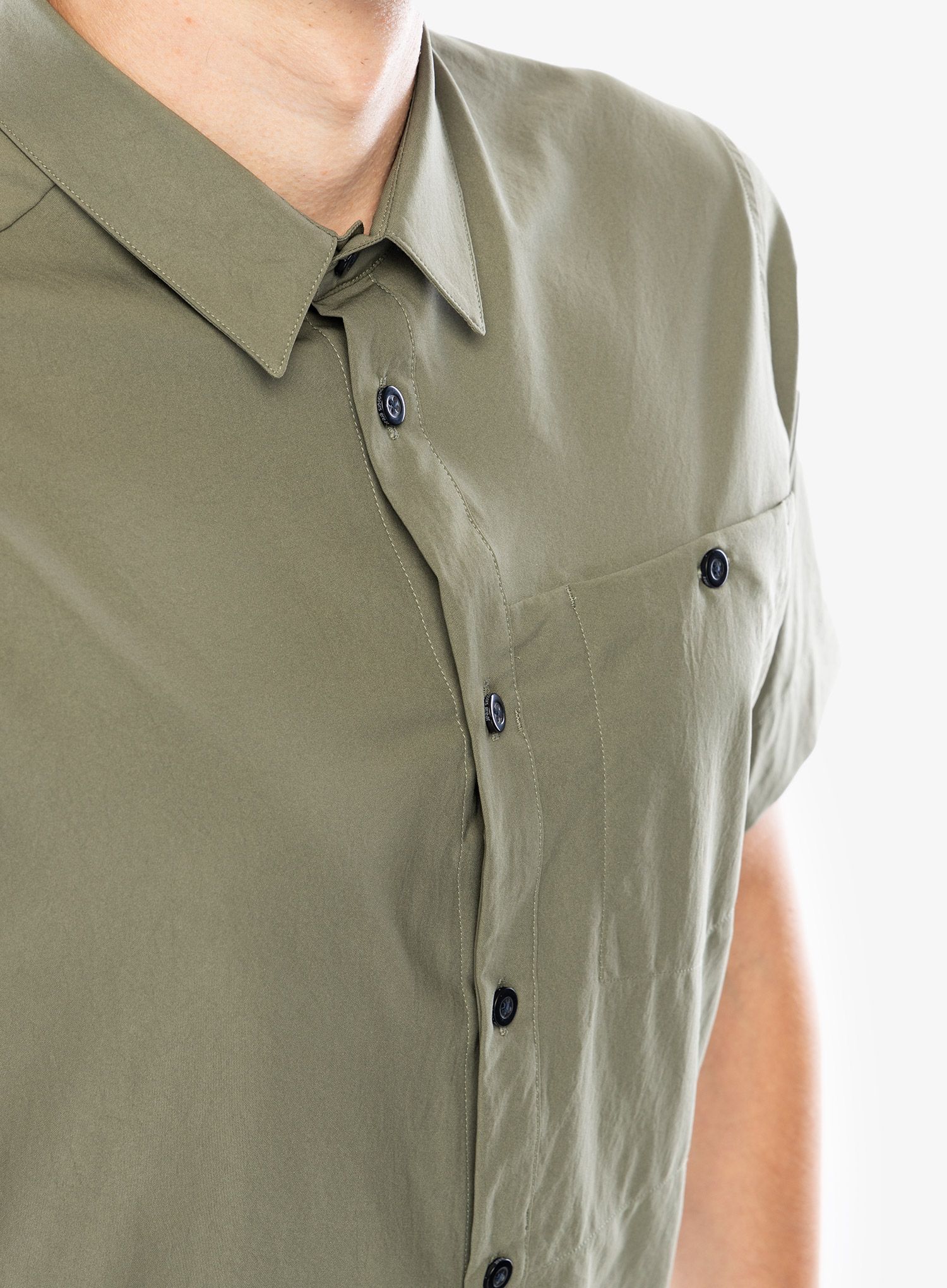 Сорочка Houdini Shortsleeve Shirt - sage green