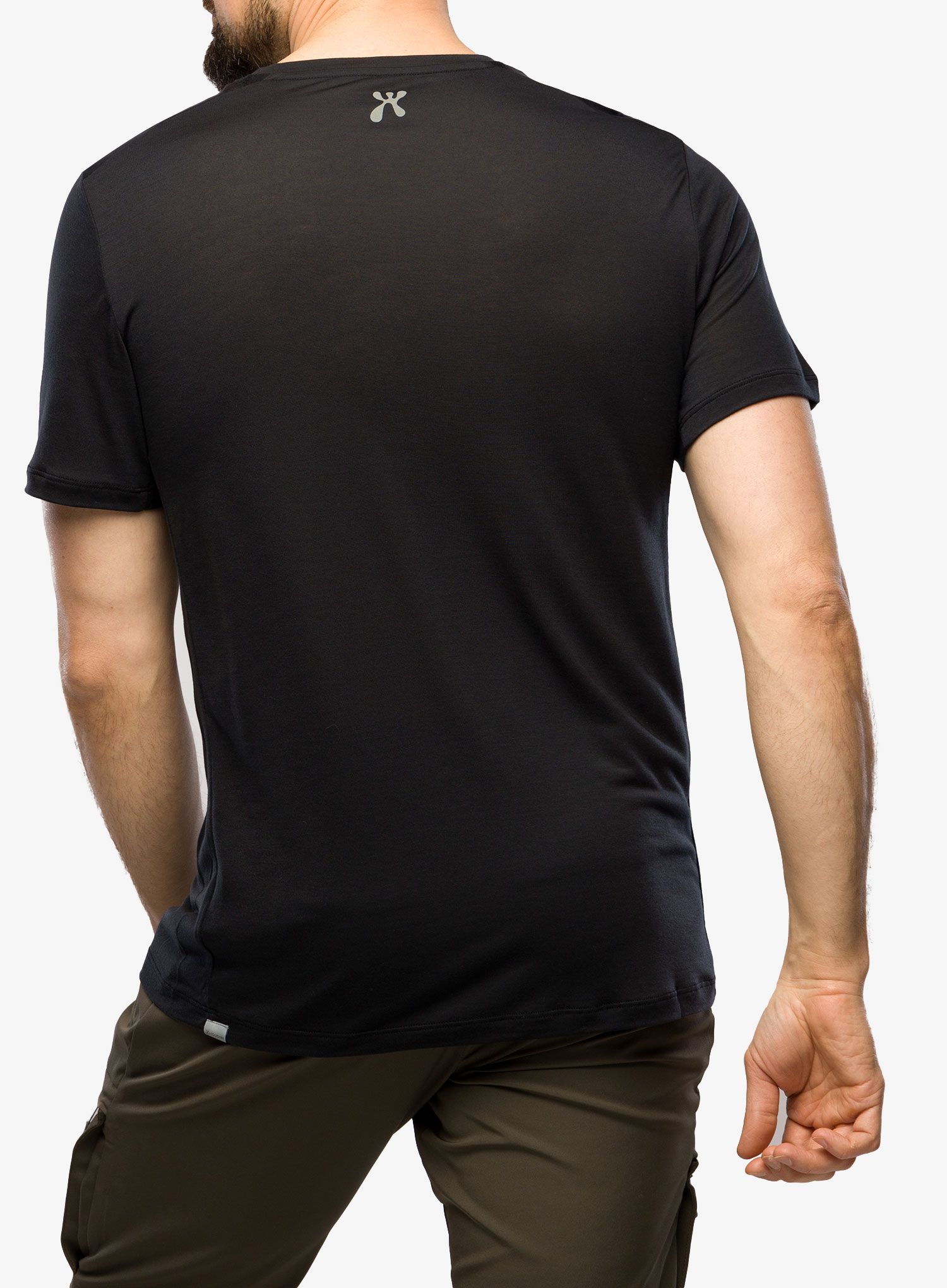 Футболка Houdini Tree Message Tee - true black/reconnect