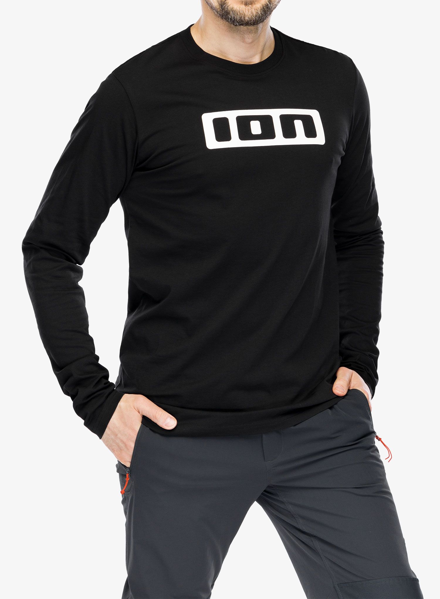 Лонгслів ION Logo LS - black