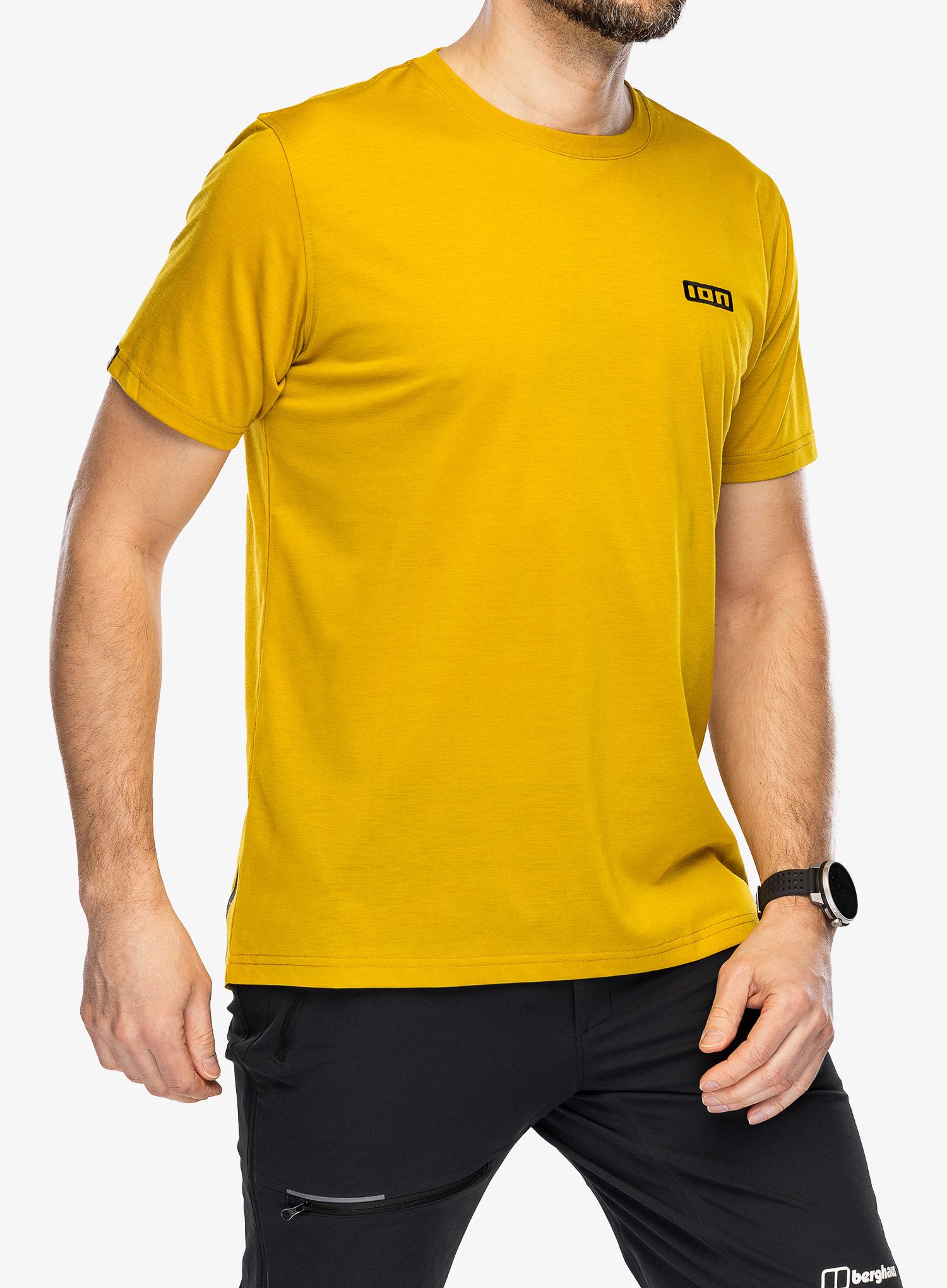 Велофутболка ION Logo SS DR - dark/amber