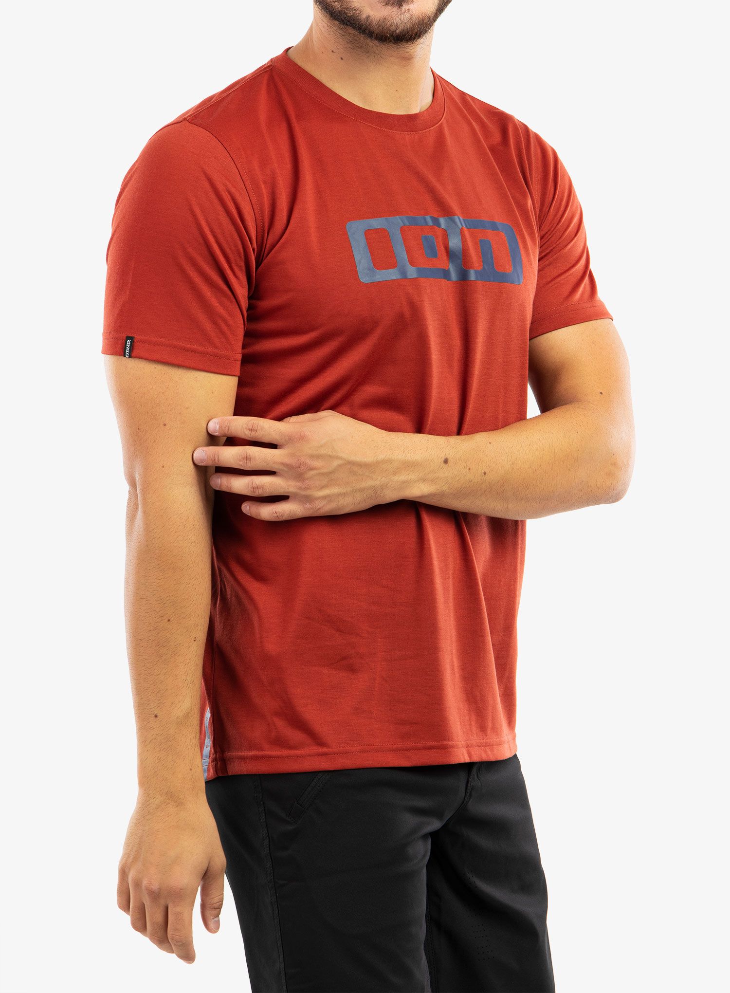 Велофутболка ION Logo SS DR - spicy red