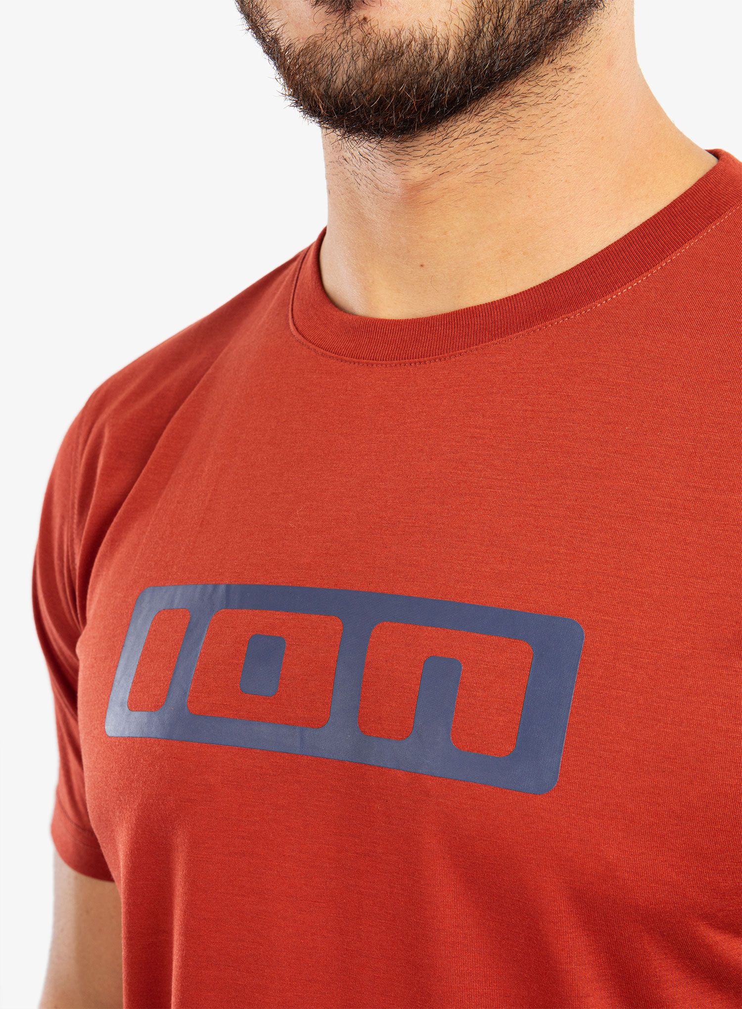 Велофутболка ION Logo SS DR - spicy red